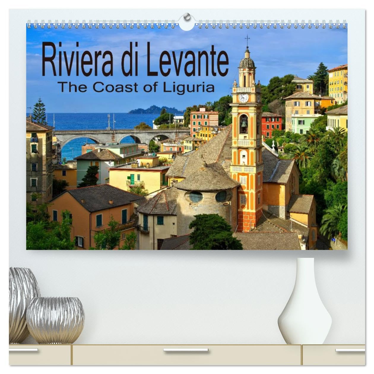 Riviera di Levante The Coast of Liguria (hochwertiger Premium Wandkalender 2025 DIN A2 quer), Kunstdruck in Hochglanz Books