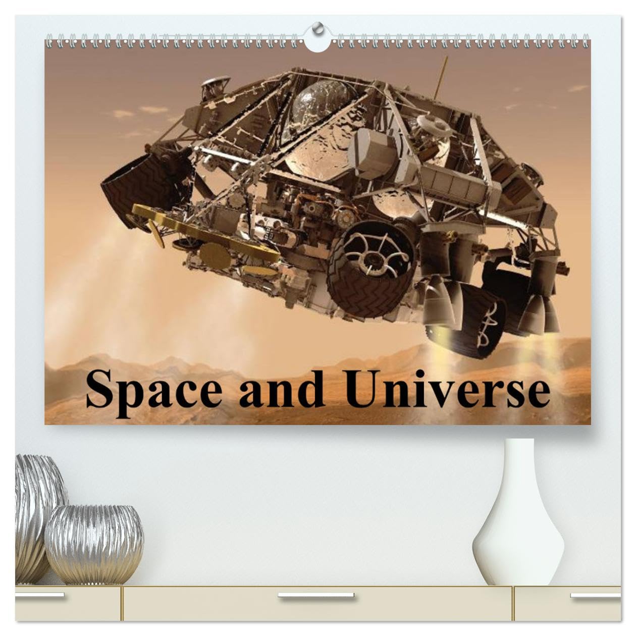 Space and Universe (hochwertiger Premium Wandkalender 2025 DIN A2 quer), Kunstdruck in Hochglanz Books