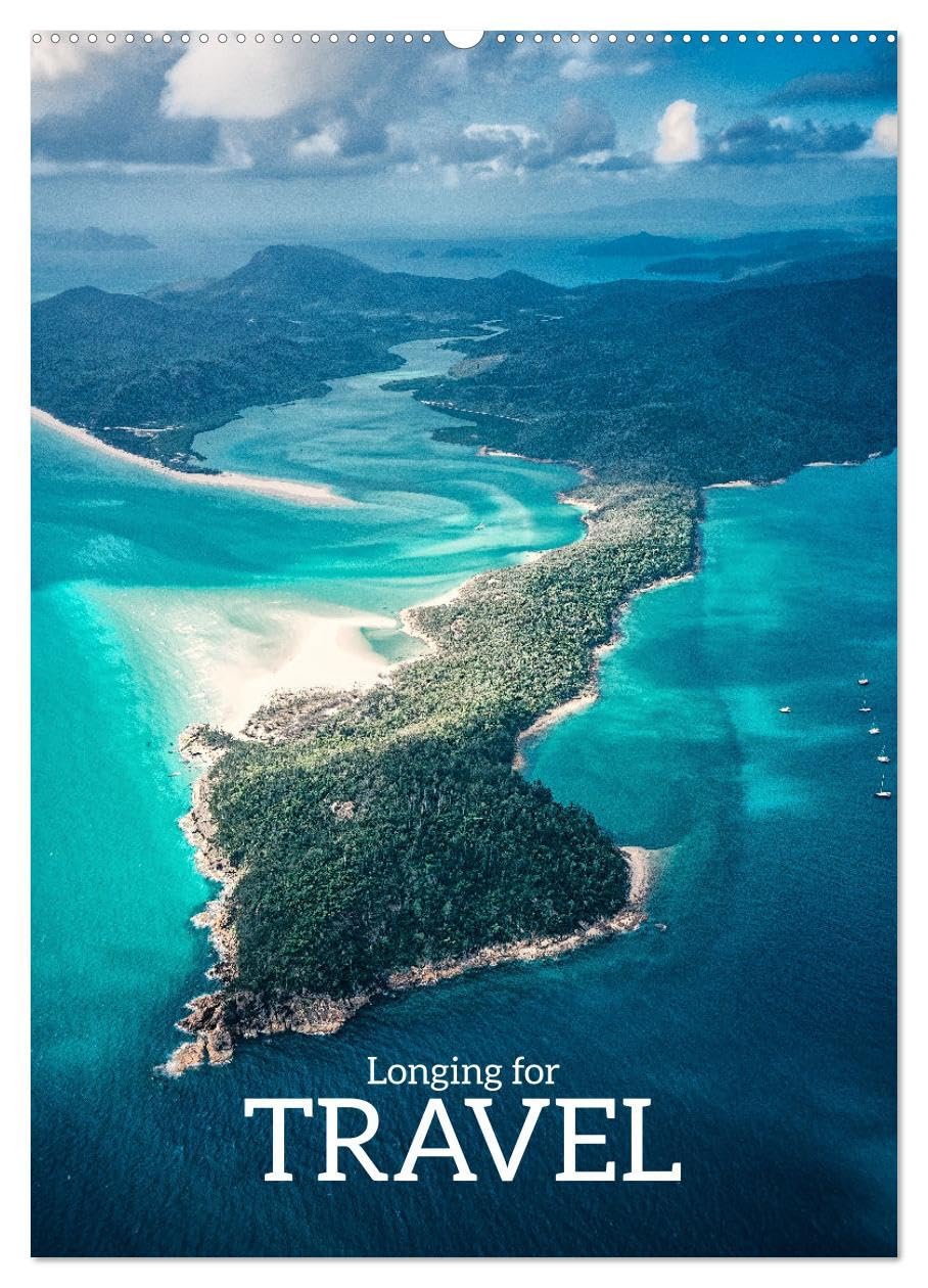 Longing for Travel (Wandkalender 2025 DIN A2 hoch), CALVENDO Monatskalender Books