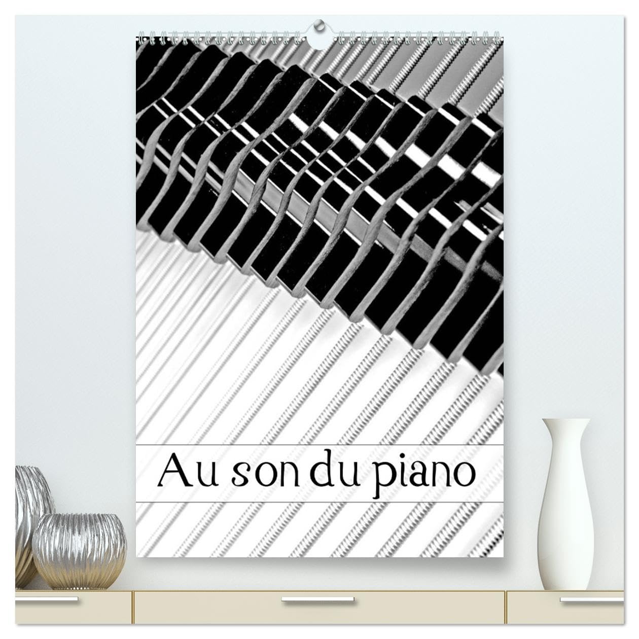 Au son du piano (hochwertiger Premium Wandkalender 2025 DIN A2 hoch), Kunstdruck in Hochglanz Books