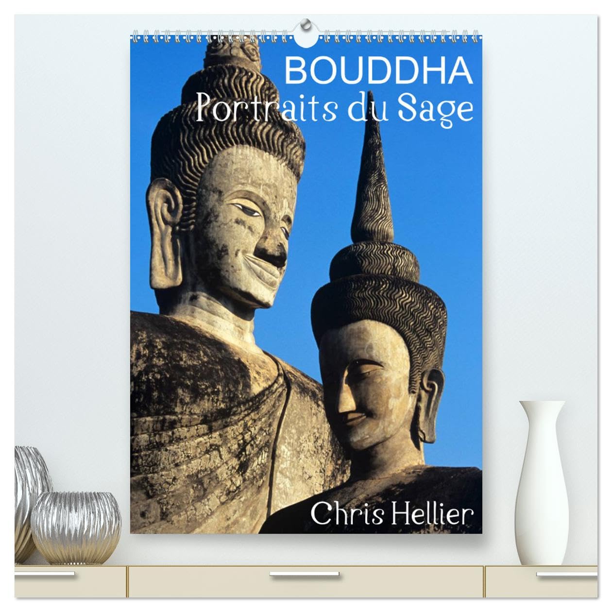 Bouddha Portraits du Sage (hochwertiger Premium Wandkalender 2025 DIN A2 hoch), Kunstdruck in Hochglanz Books