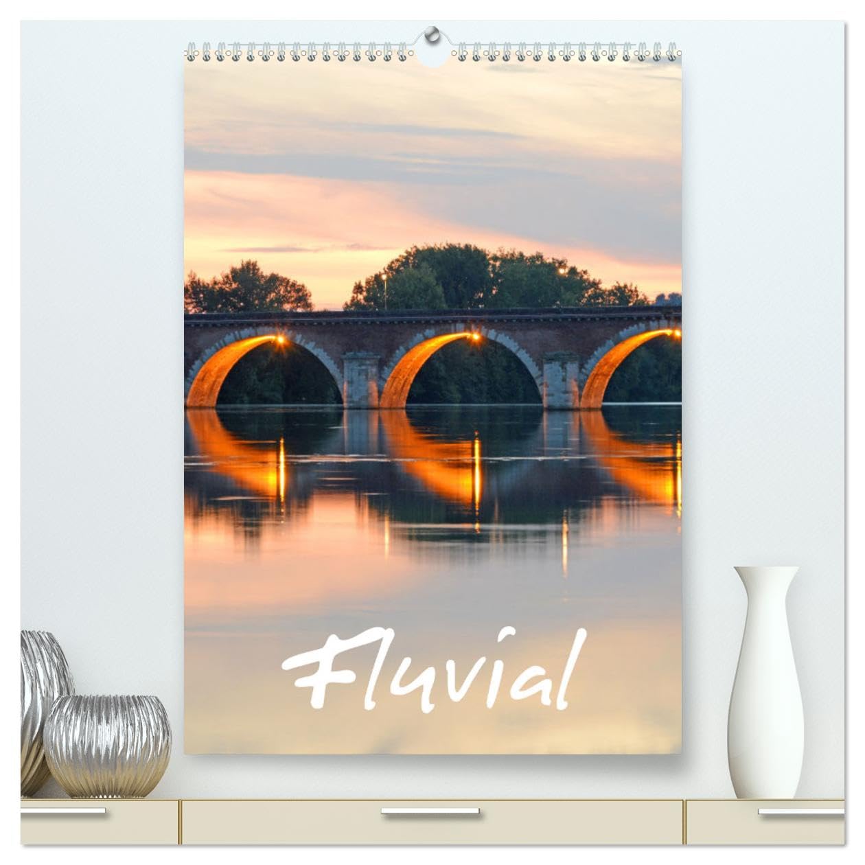Fluvial (hochwertiger Premium Wandkalender 2025 DIN A2 hoch), Kunstdruck in Hochglanz Books