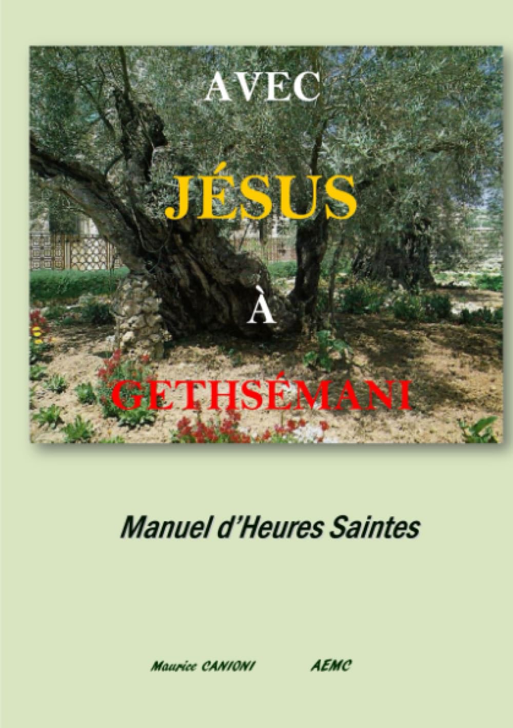 AVEC JÉSUS À GETHSÉMANI Heures Saintes book