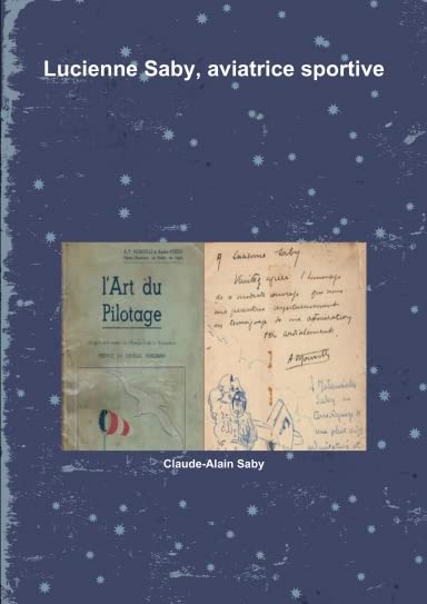 Lucienne Saby, aviatrice sportive book