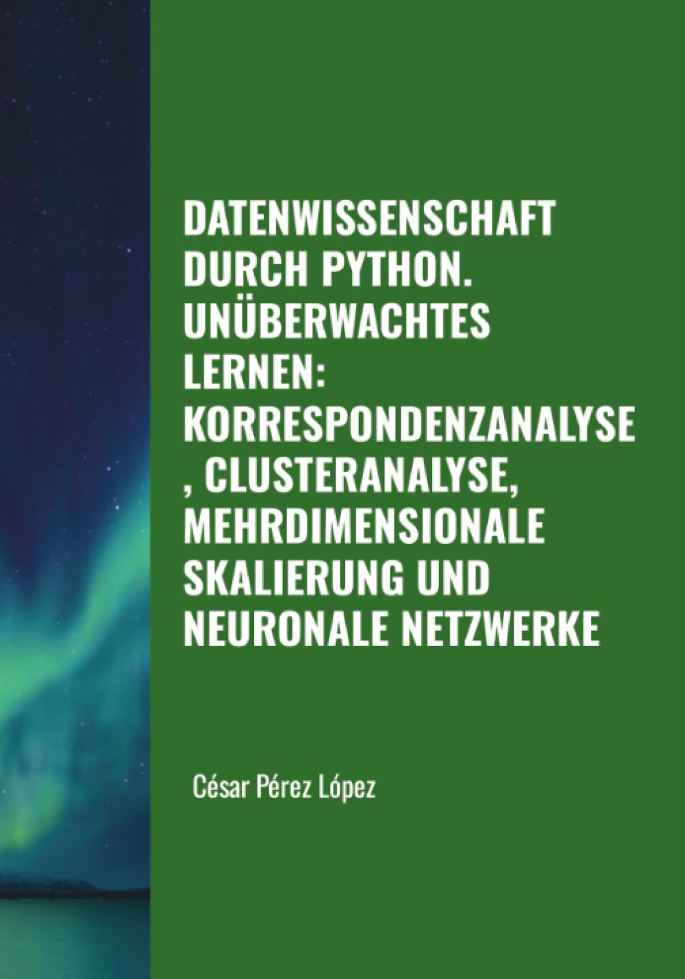 DATENWISSENSCHAFT DURCH PYTHON. UNÜBERWACHTES LERNEN: KORRESPONDENZANALYSE, CLUSTERANALYSE, MEHRDIMENSIONALE SKALIERUNG UND NEURONALE NETZWERKE Computer Science