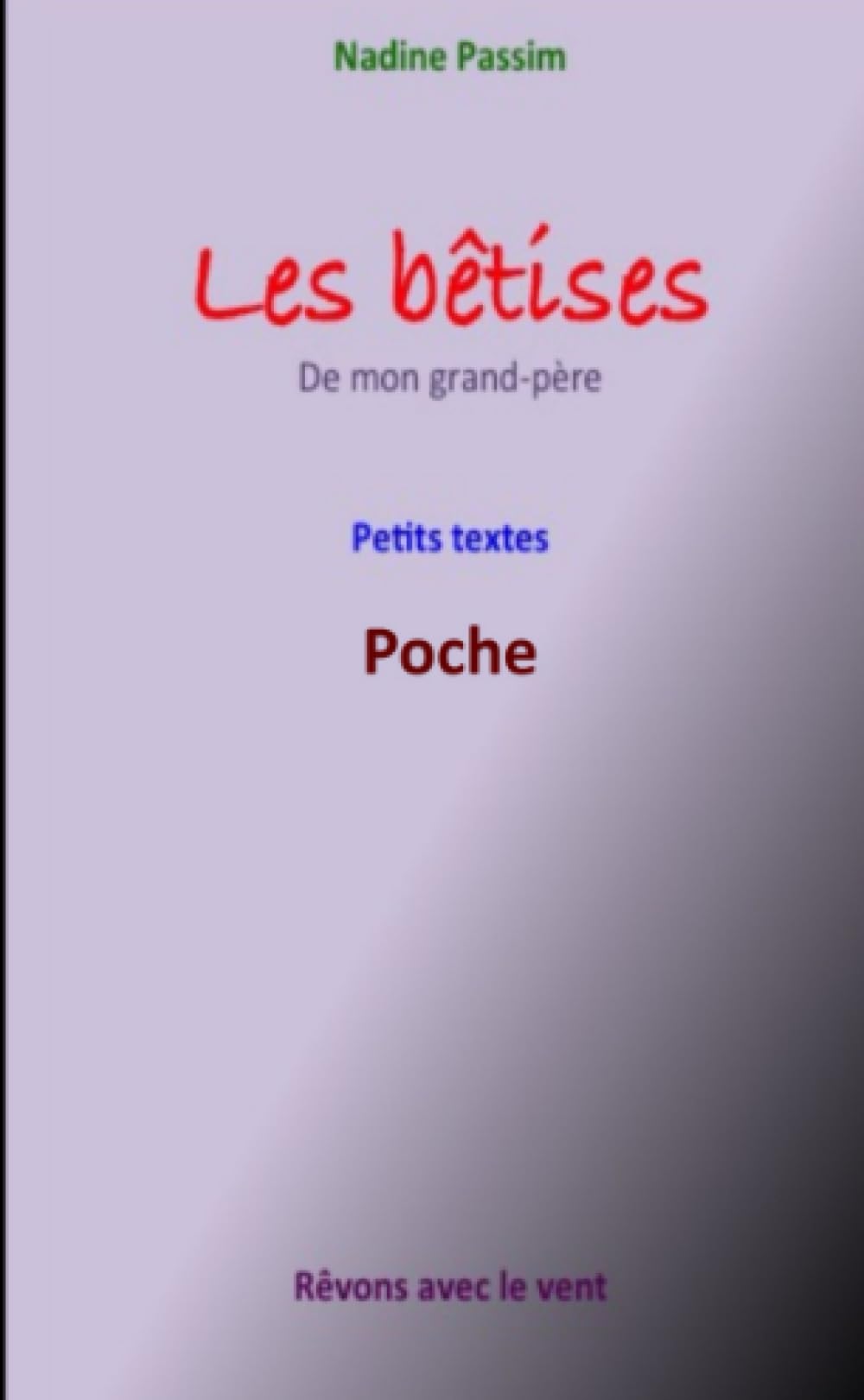 Les bêtises de mon grand-père book