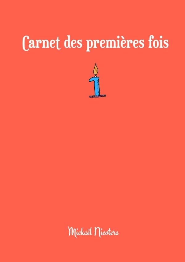 Carnet des premières fois book