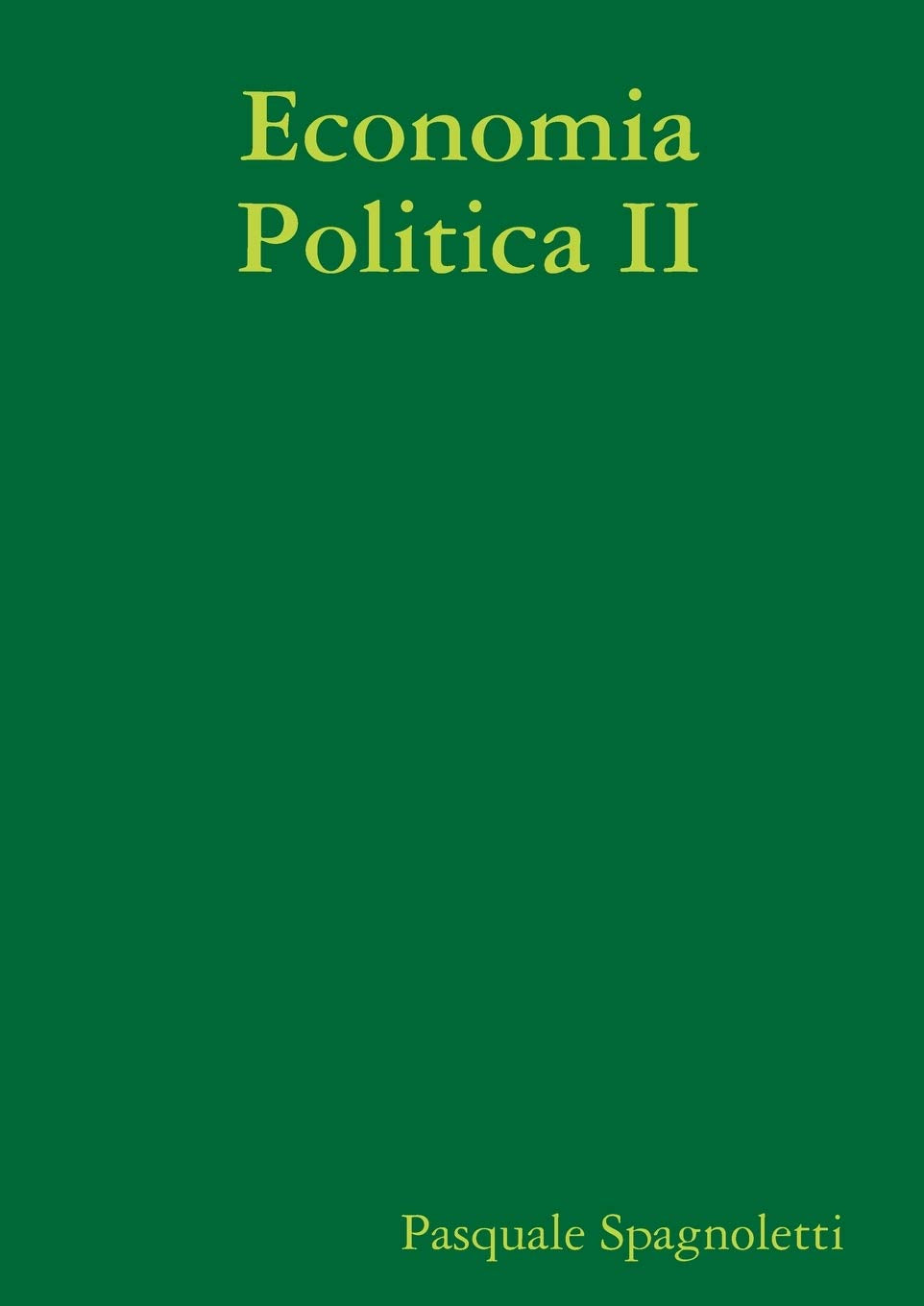 Economia Politica II Business, Finance & Career