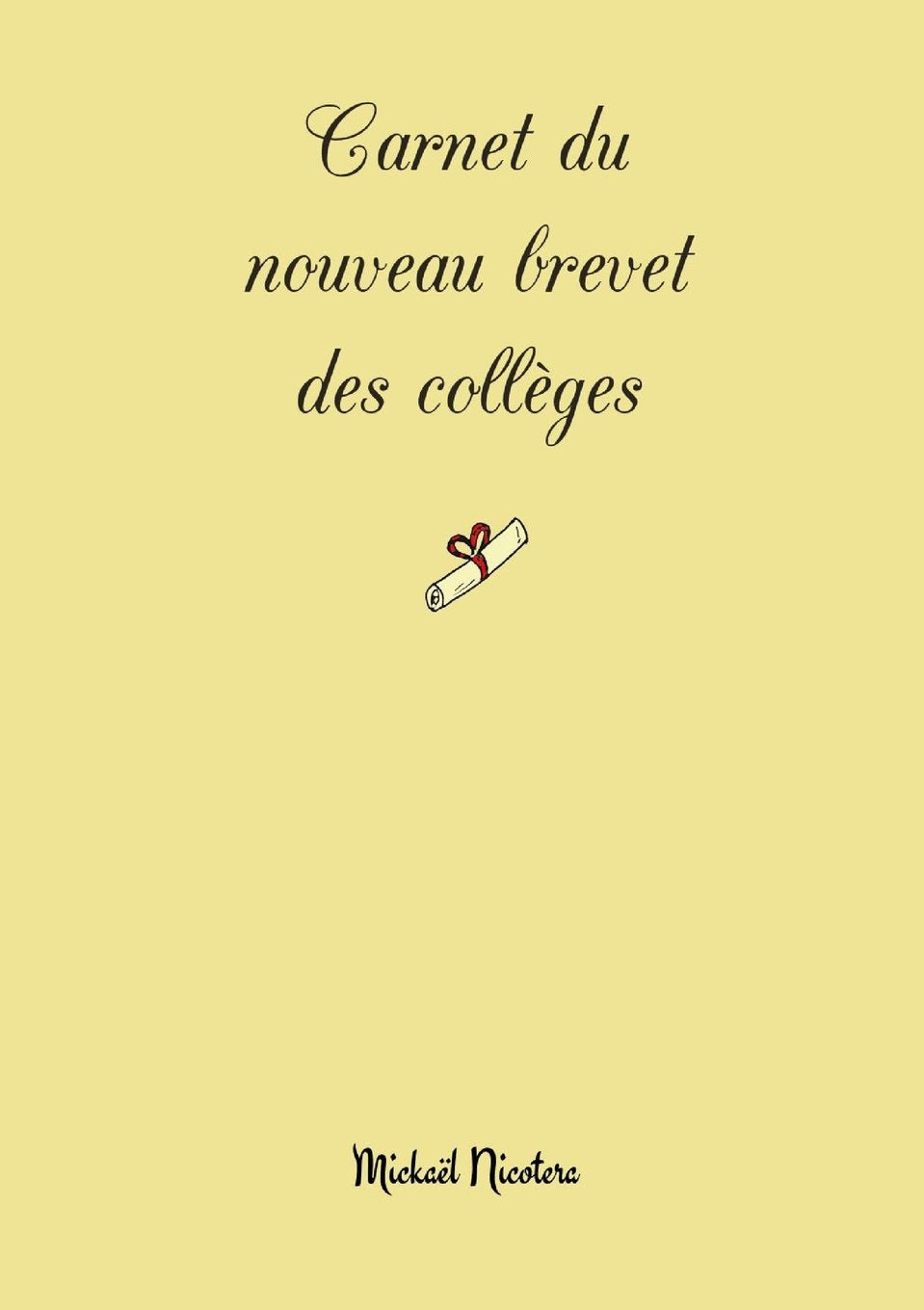 Carnet du nouveau brevet des collèges book