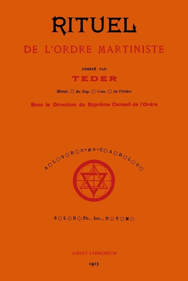 Rituel de l'Ordre Martiniste book