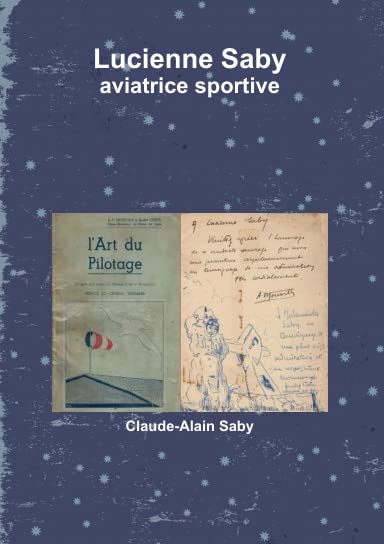 Lucienne Saby, aviatrice sportive book