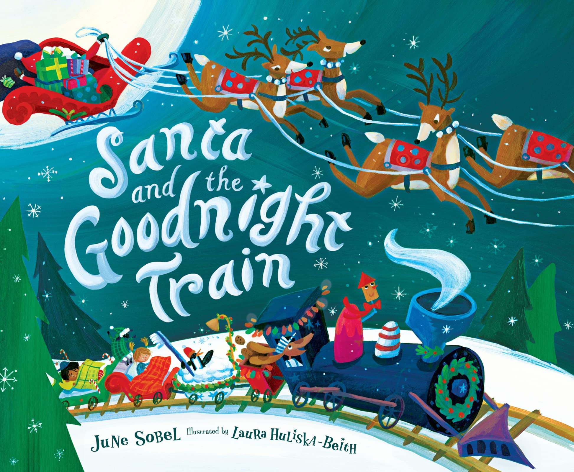 Santa and the Goodnight Train: A Soothing Adventure to Bedtime on the Goodnight Train Non-fiction