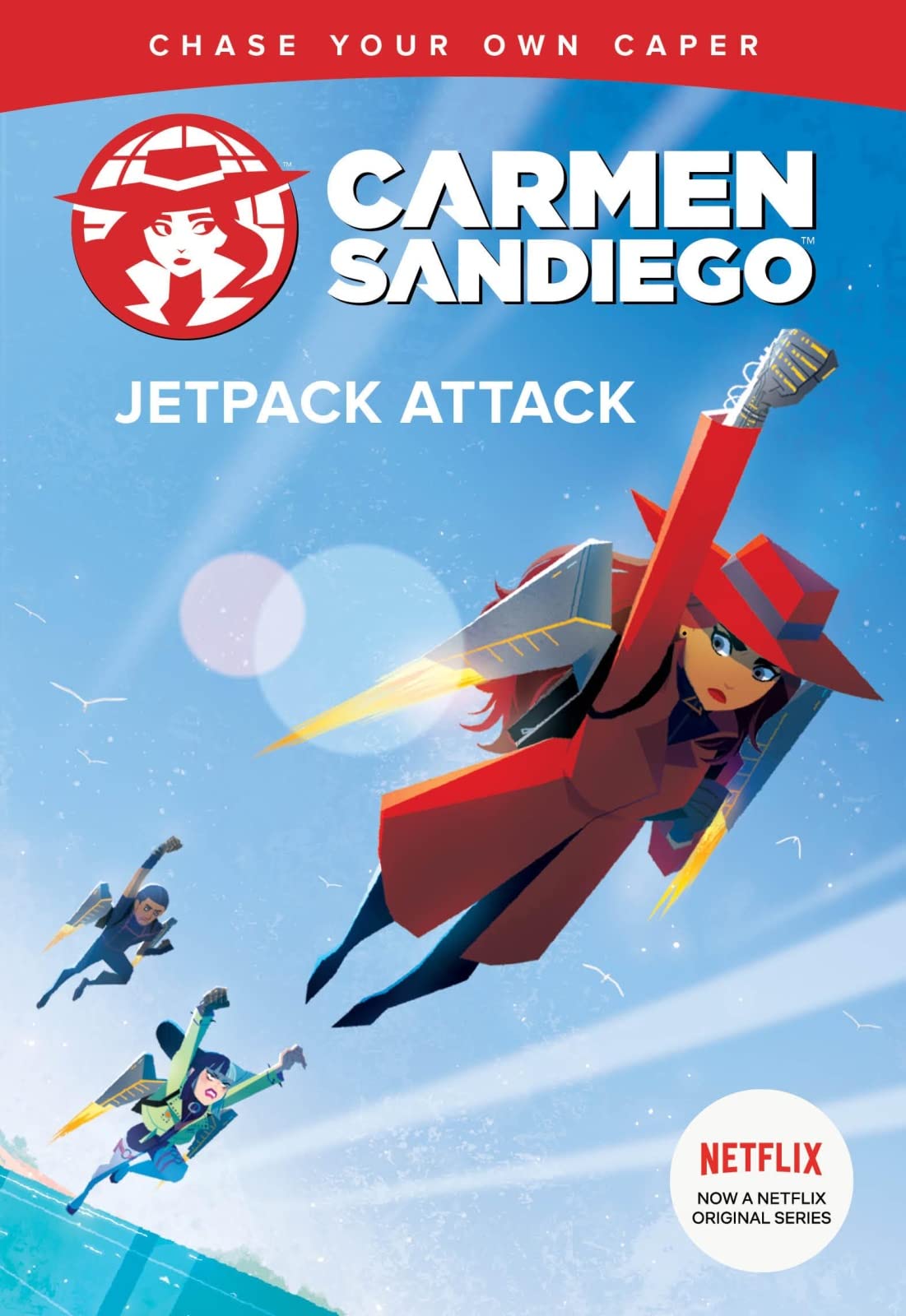 Jetpack Attack: An Interactive Adventure and Action Caper with Carmen Sandiego for Children (Ages 8-12) (Carmen Sandiego Chase-Your-Own Capers) Non-fiction
