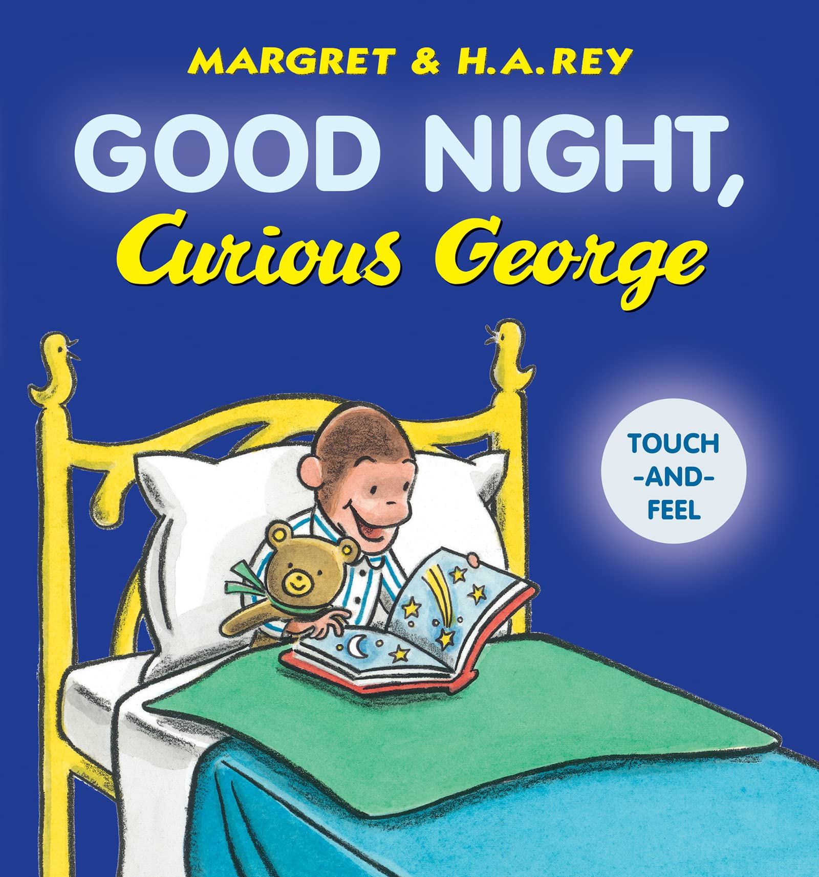Good Night, Curious George Padded Board Book Touch-And-Feel Parents & Children