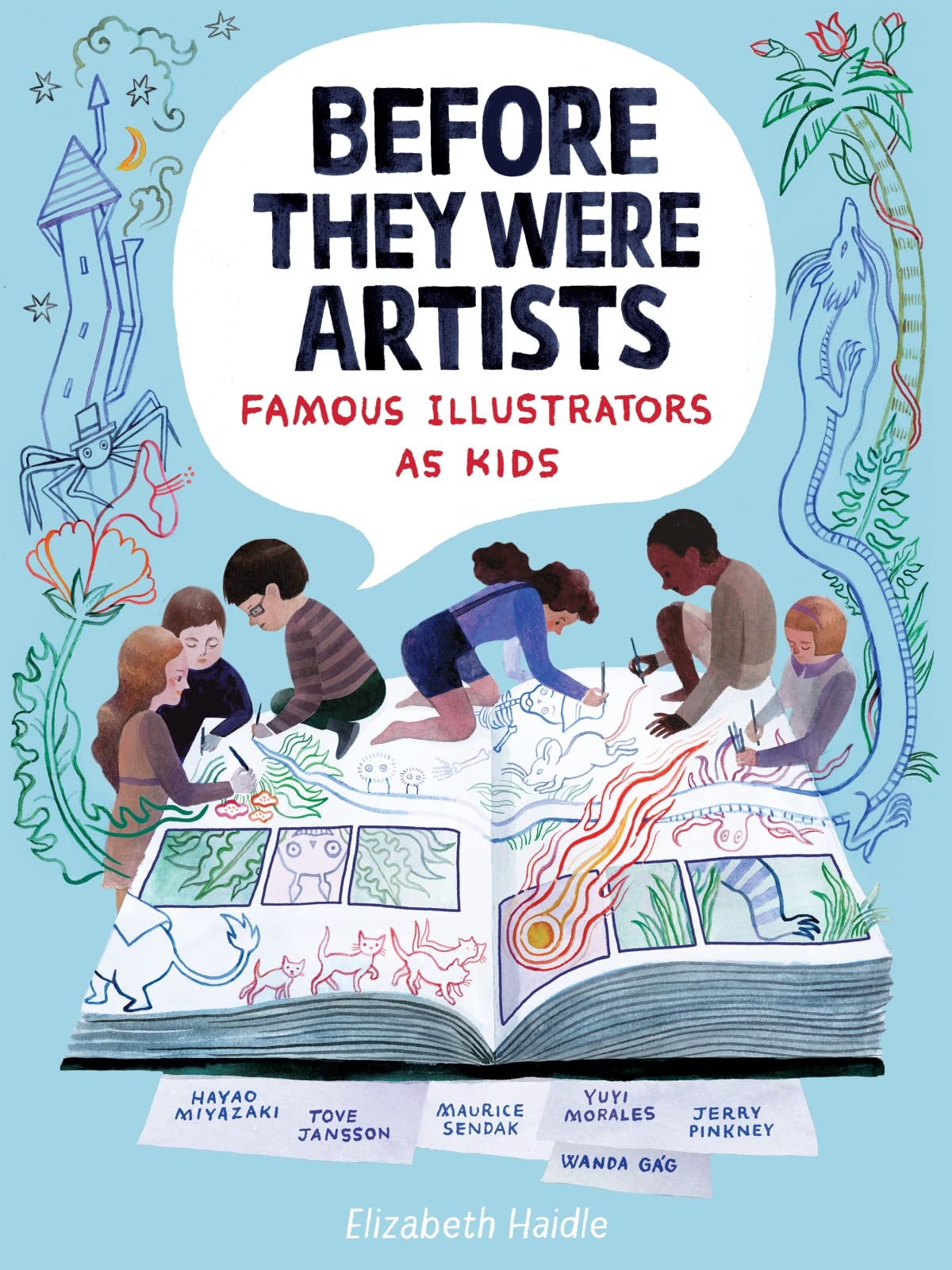 Before They Were Artists: Famous Illustrators as Kids Manga