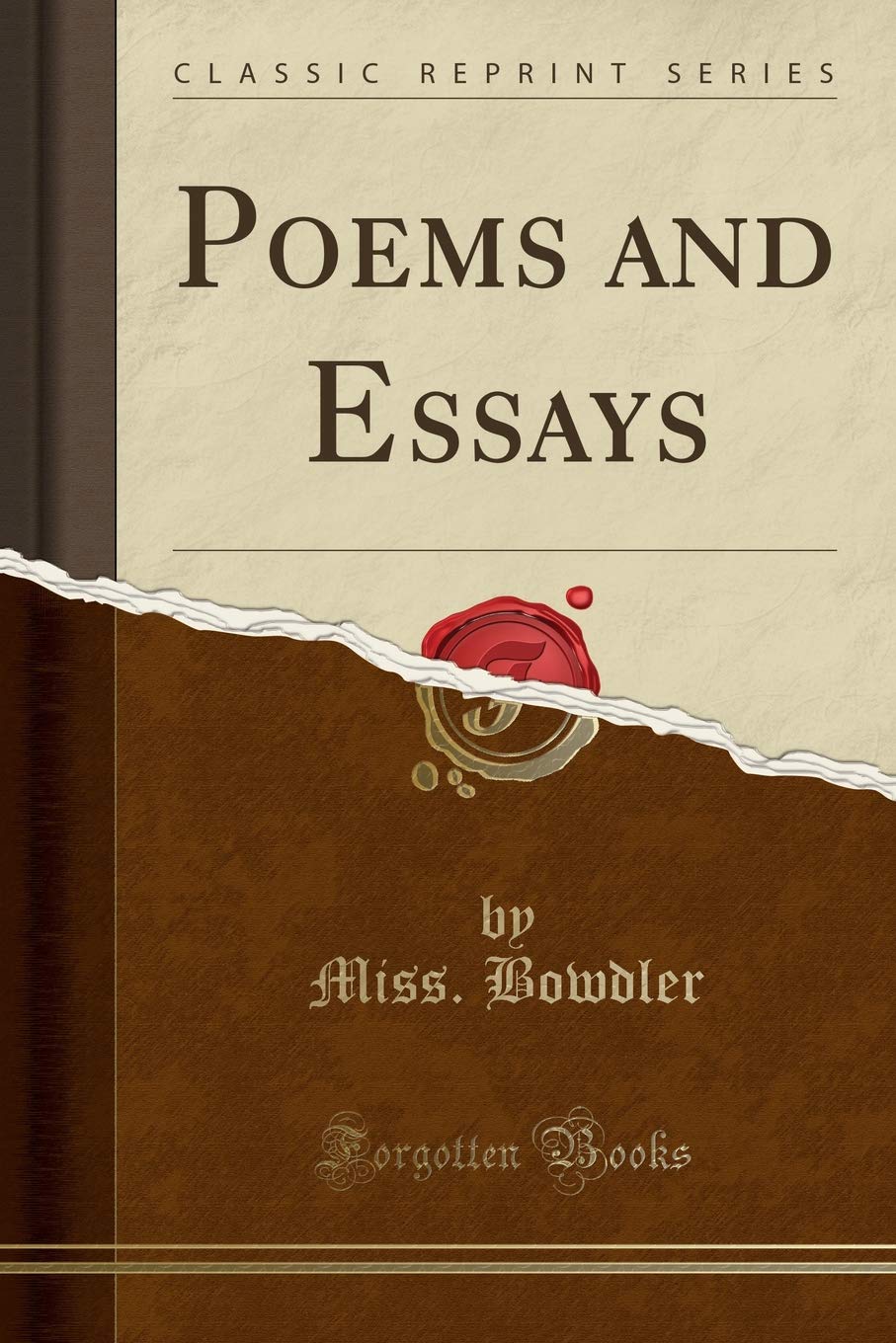 Poems and Essays (Classic Reprint) Lifestyle