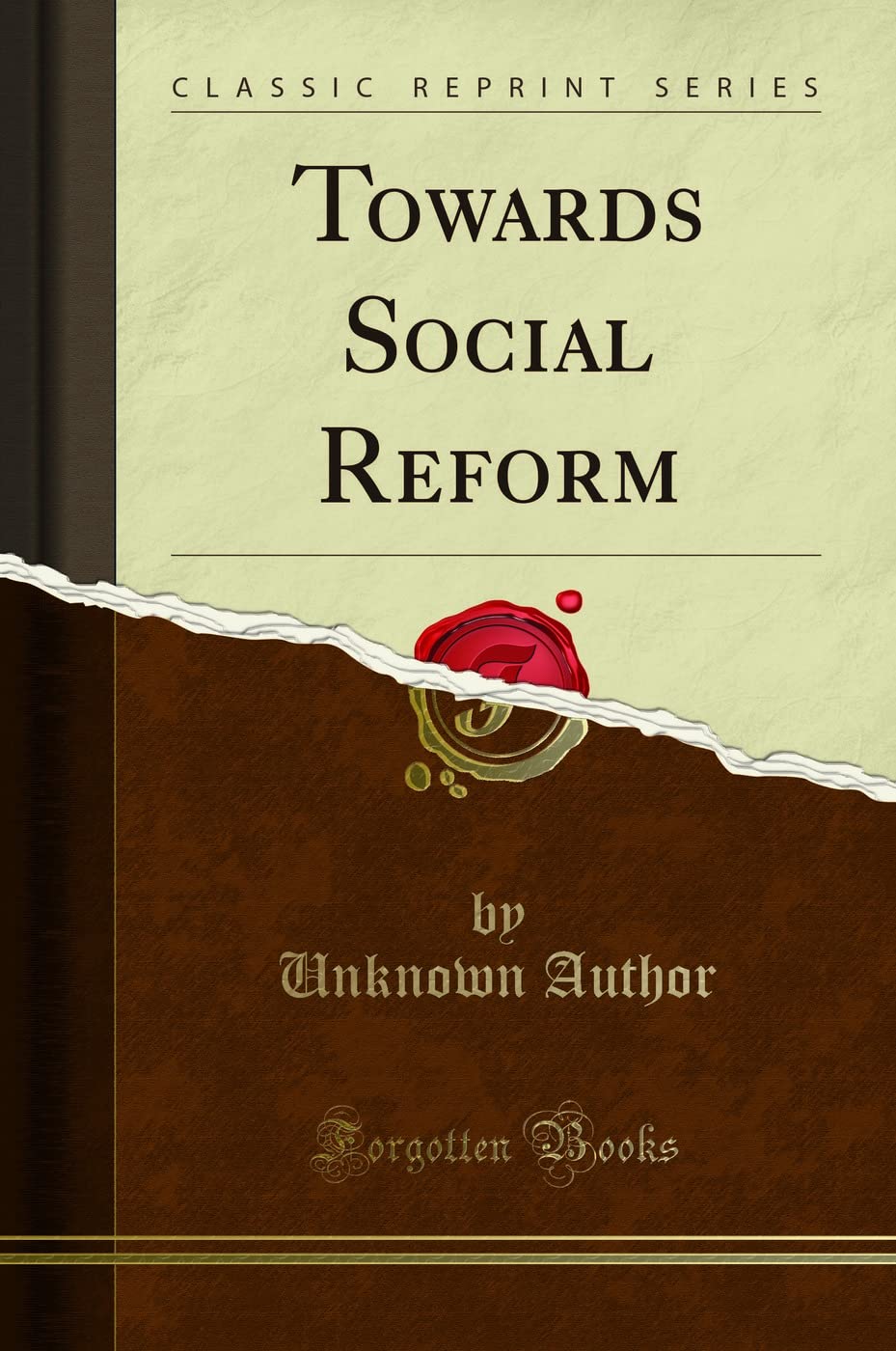 Towards Social Reform (Classic Reprint) Business, Finance & Career