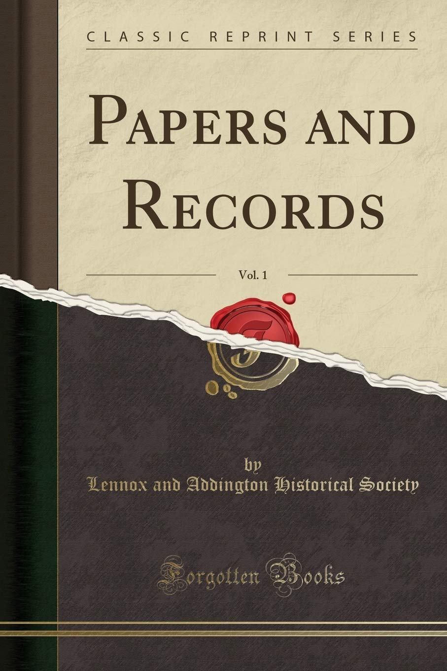 Papers and Records, Vol. 1 (Classic Reprint) Social Sciences