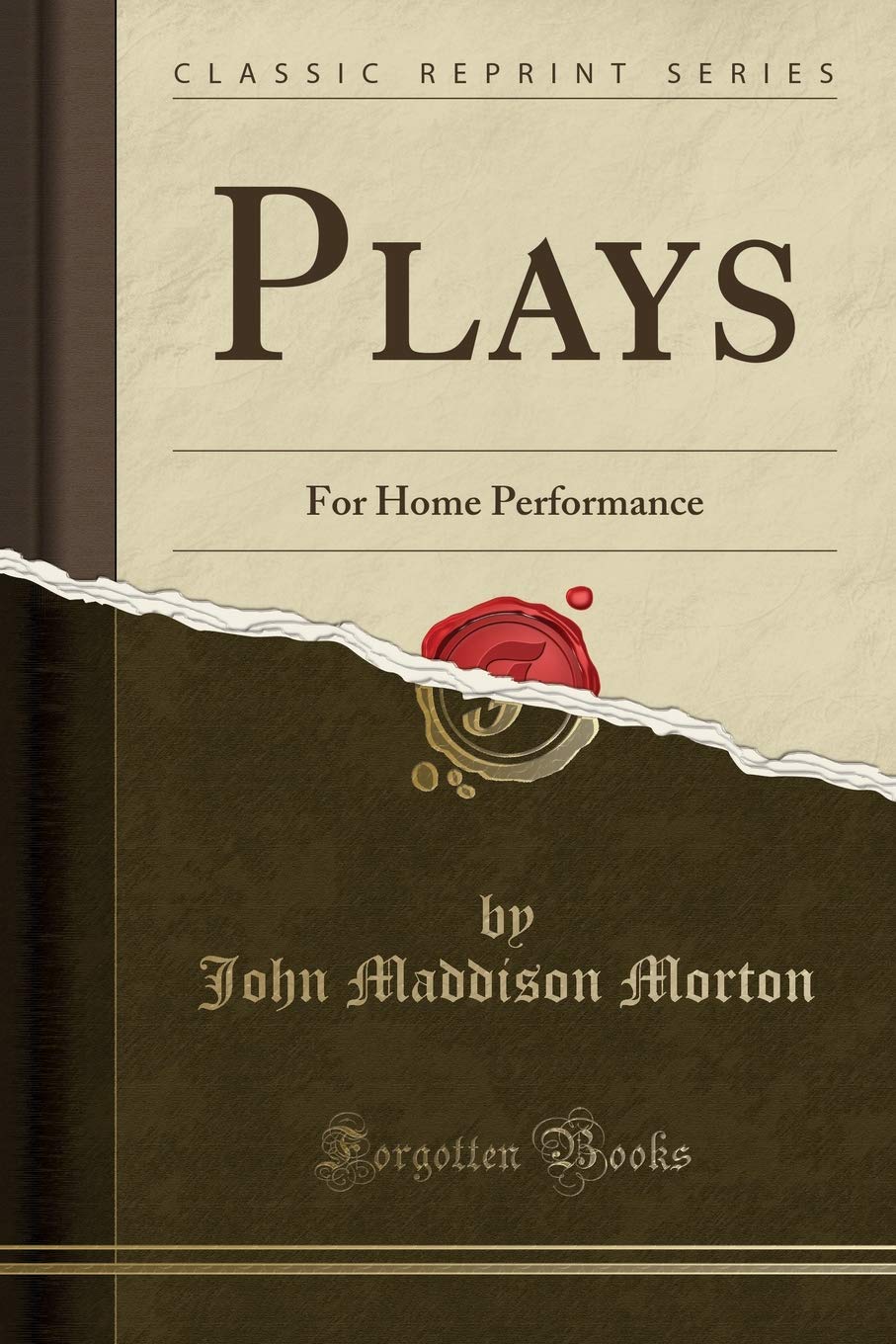 Product Image: Plays: For Home Performance (Classic Reprint)