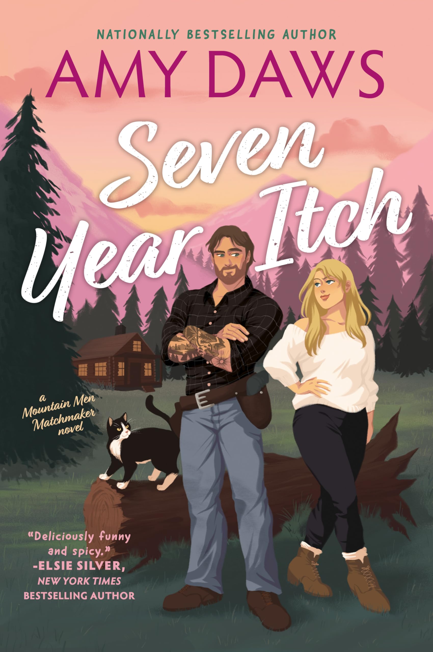 Seven Year Itch: A Steamy Small-Town Rivals-to-Lovers Romance Filled with Witty Banter and Unlikely Romance at a Destination Wedding (Mountain Men Matchmaker, 2) Contemporary literature