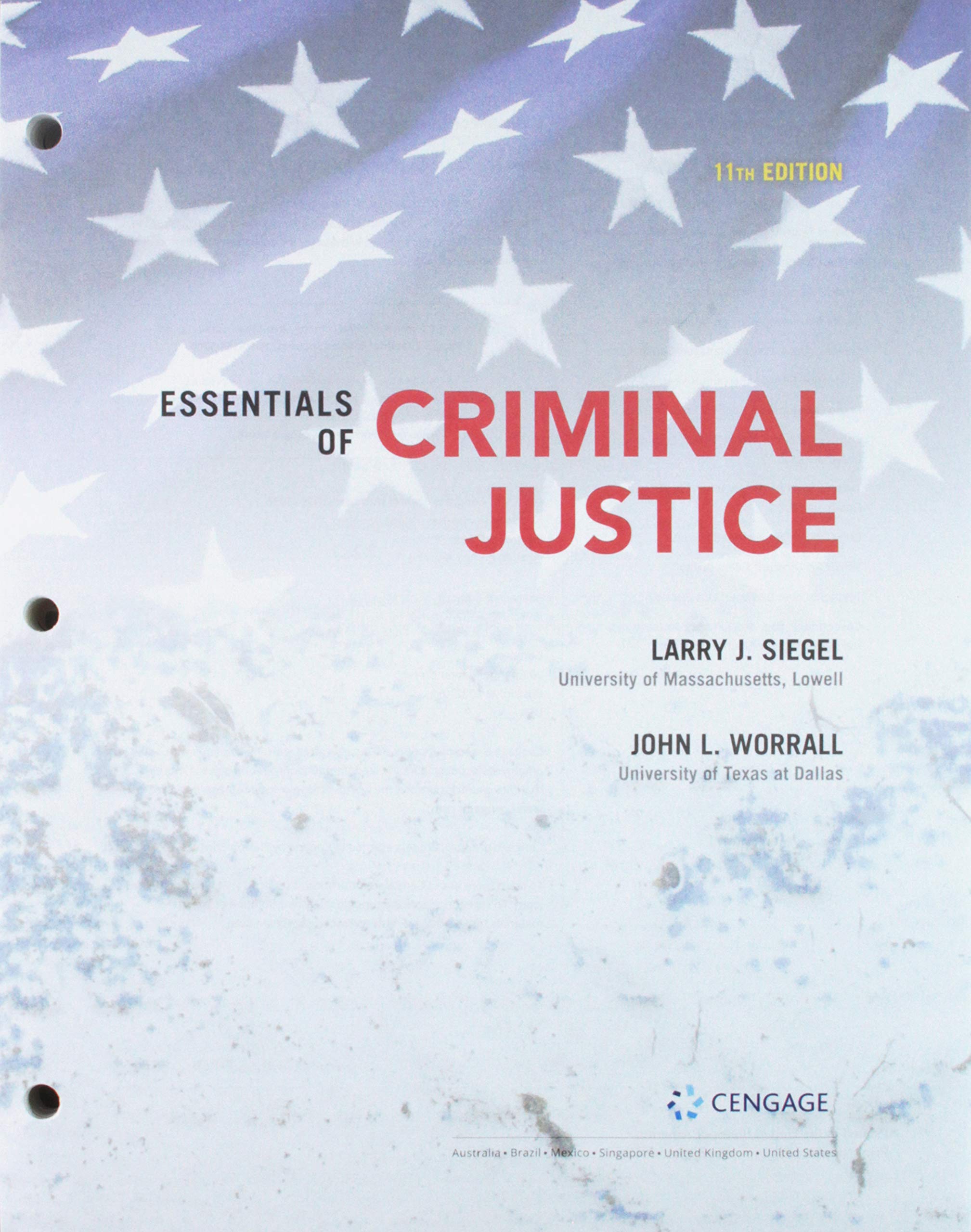 Essentials of Criminal Justice + Mindtap Criminal Justice, 1 Term 6 Months Printed Access Card book