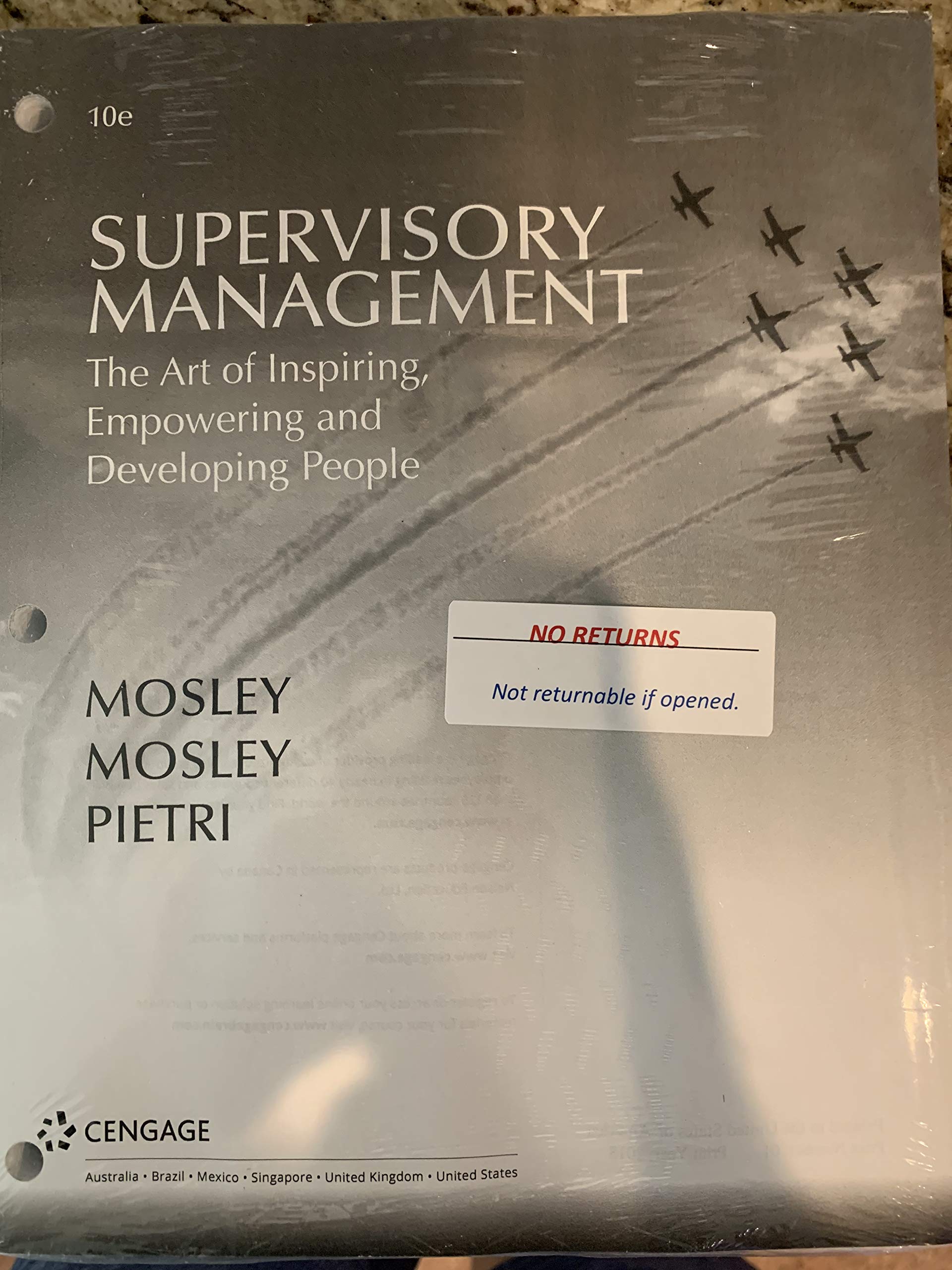 Supervisory Management:The Art of Inspiring, Empowering, and Developing, Loose-leaf Version 10th Edition Books