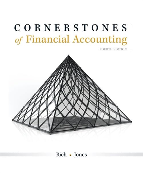 Cornerstones of Financial Accounting Business, Finance & Career