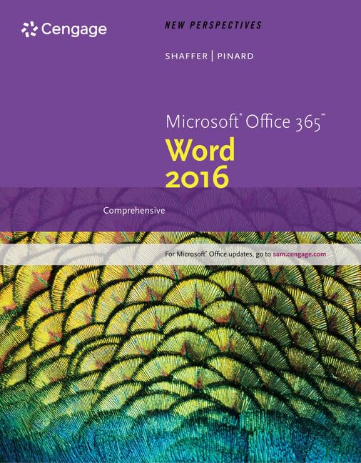 New Perspectives Microsoft Office 365 & Word 2016 + New Perspectives Microsoft Office 365 & Excel 2016: Comprehensive + New Perspectives Microsoft Office 365 & Powerpoint 2016: Comprehensive Computer Science