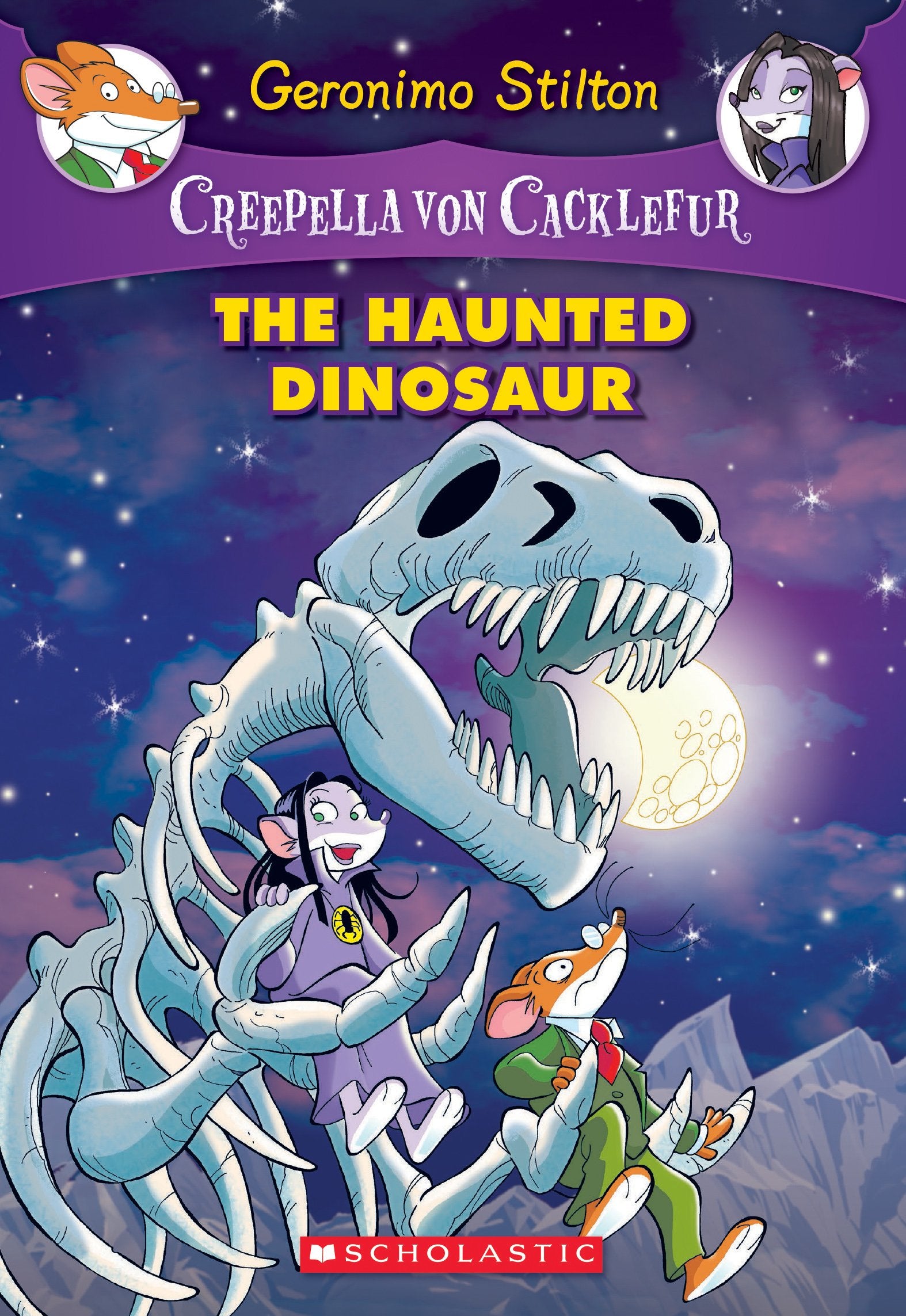 The Haunted Dinosaur (Creepella von Cacklefur #9): A Geronimo Stilton Adventure (Volume 9) book