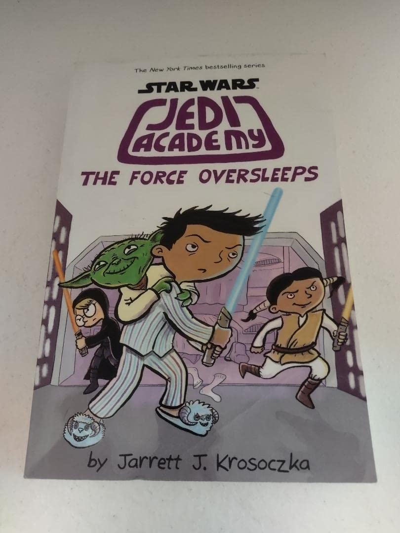 Scholastic学乐出版Star Wars: Jedi Academy #5:The Force Oversleeps 儿童冒险章节桥梁故事书 6-8-10岁漫画书英文原版英语读物 book