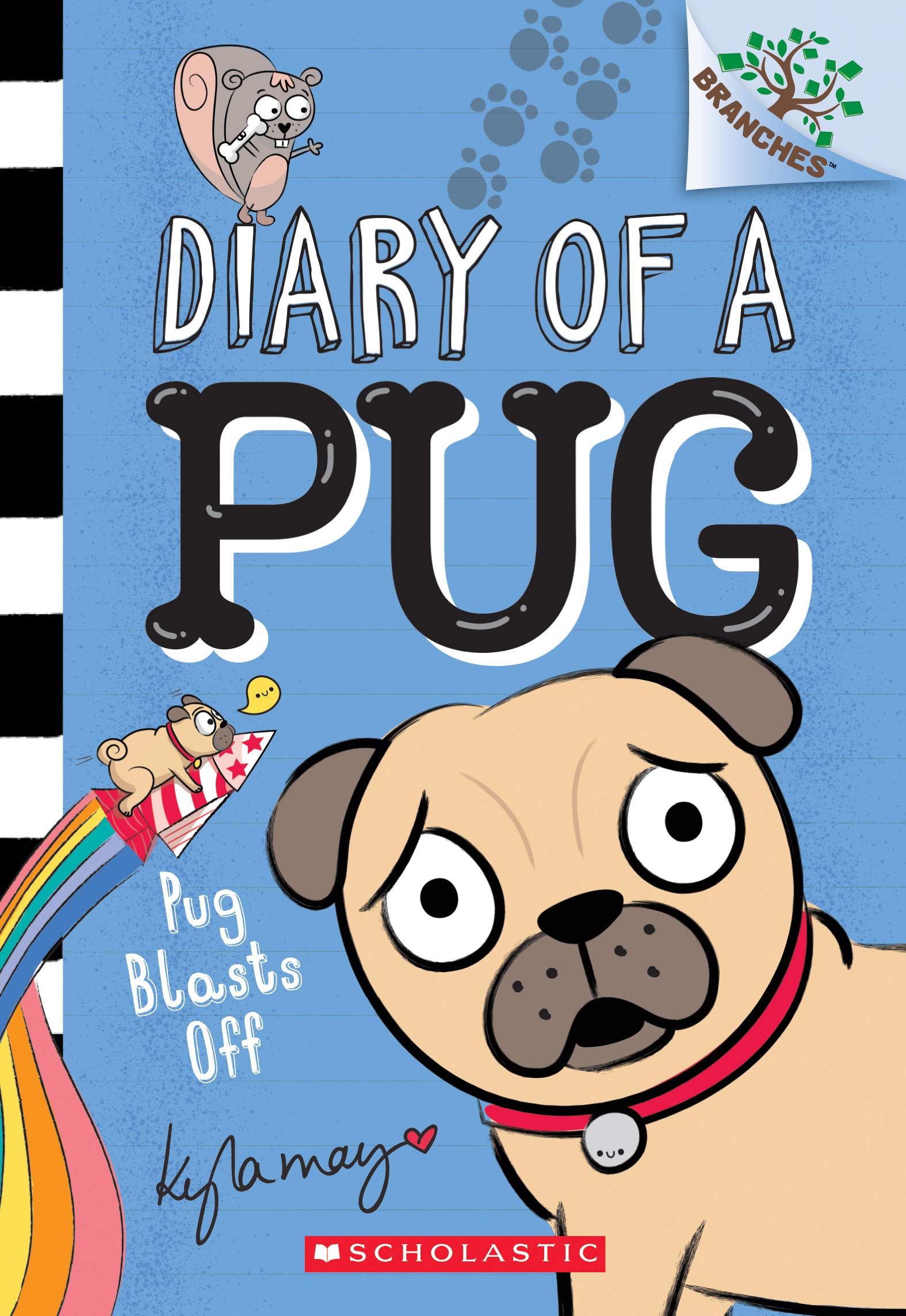 Pug Blasts Off: A Branches Book (Diary of a Pug #1) Manga
