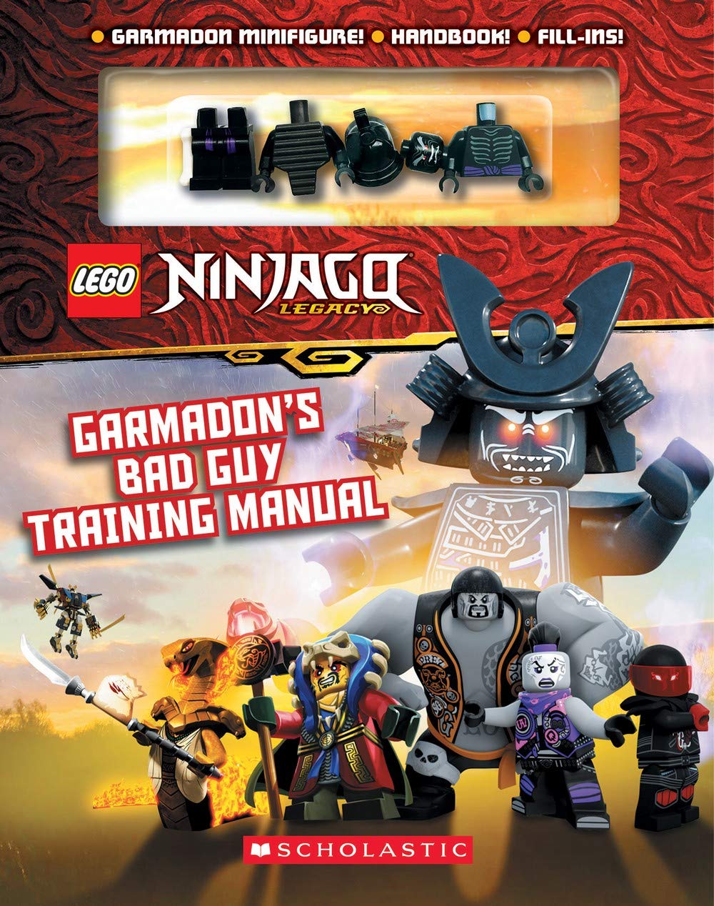 LEGO Ninjago: Garmadon's Bad Guy Training Manual (with Garmadon minifigure) book