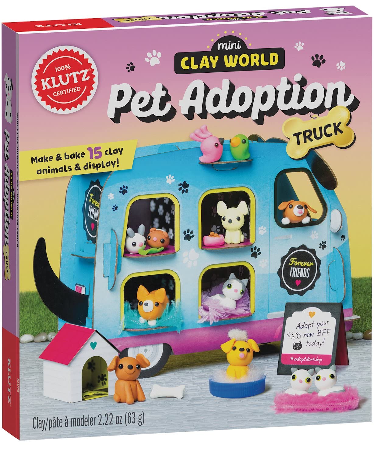 Mini Clay World Pet Adoption Truck (Klutz) Non-fiction