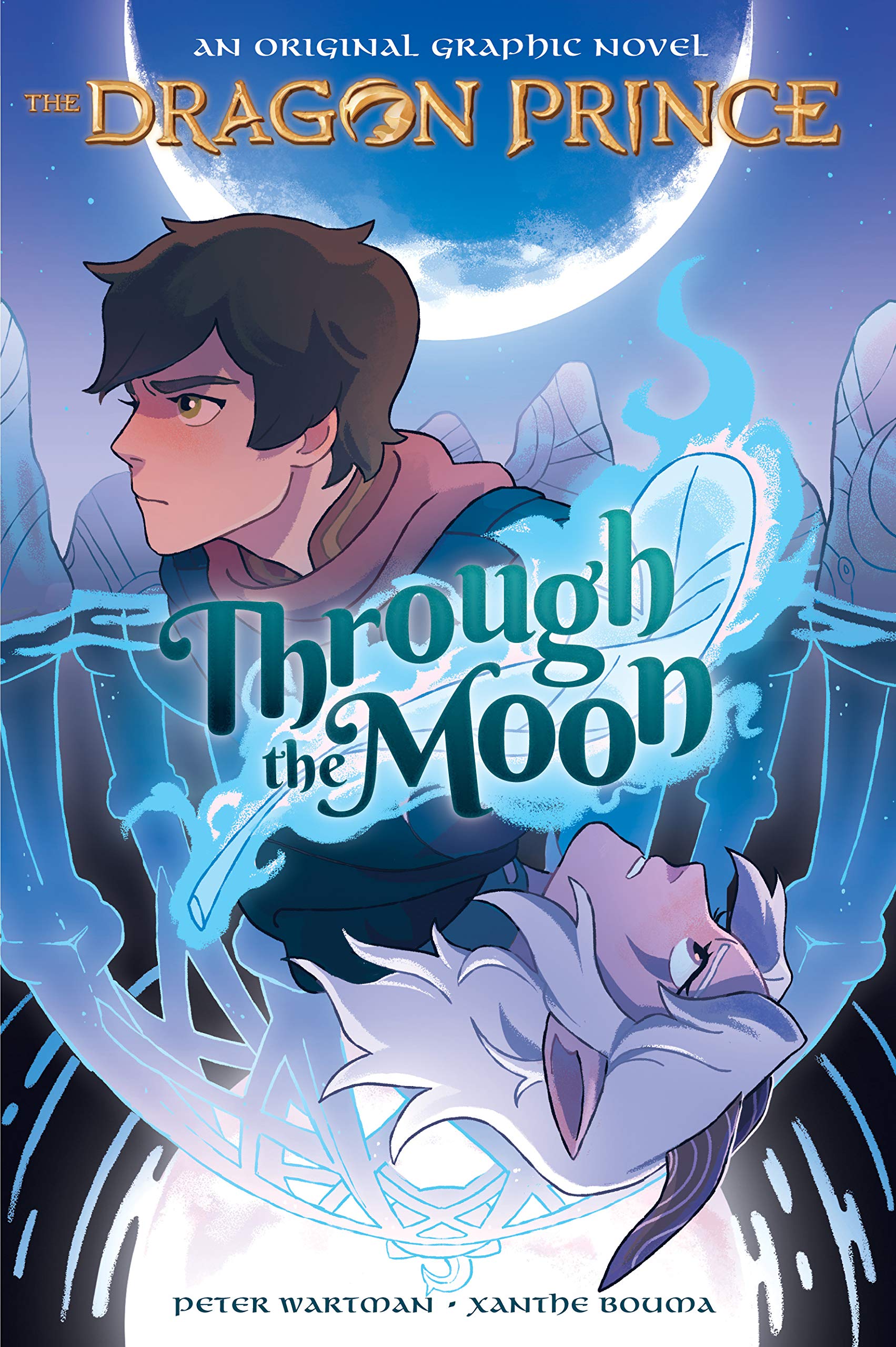 Through the Moon: A Graphic Novel (the Dragon Prince Graphic Novel #1) Manga