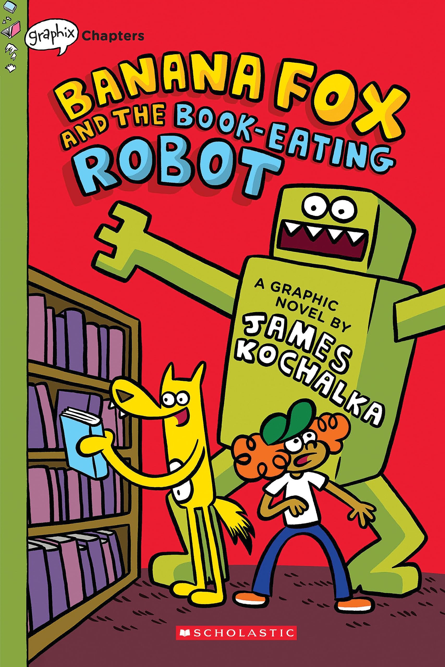 Banana Fox and the Book-Eating Robot (Banana Fox; Graphix Chapters, 2) Manga