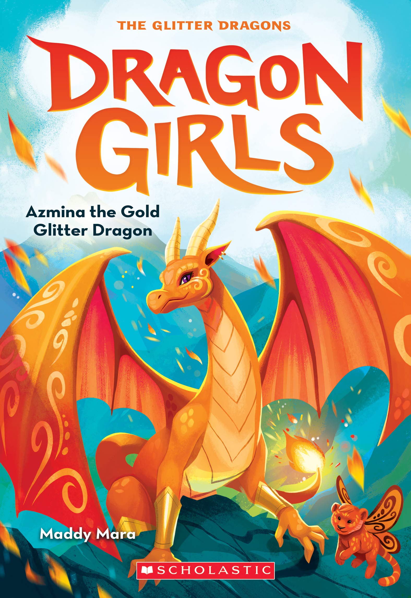 Azmina the Gold Glitter Dragon (Dragon Girls, 1) Non-fiction