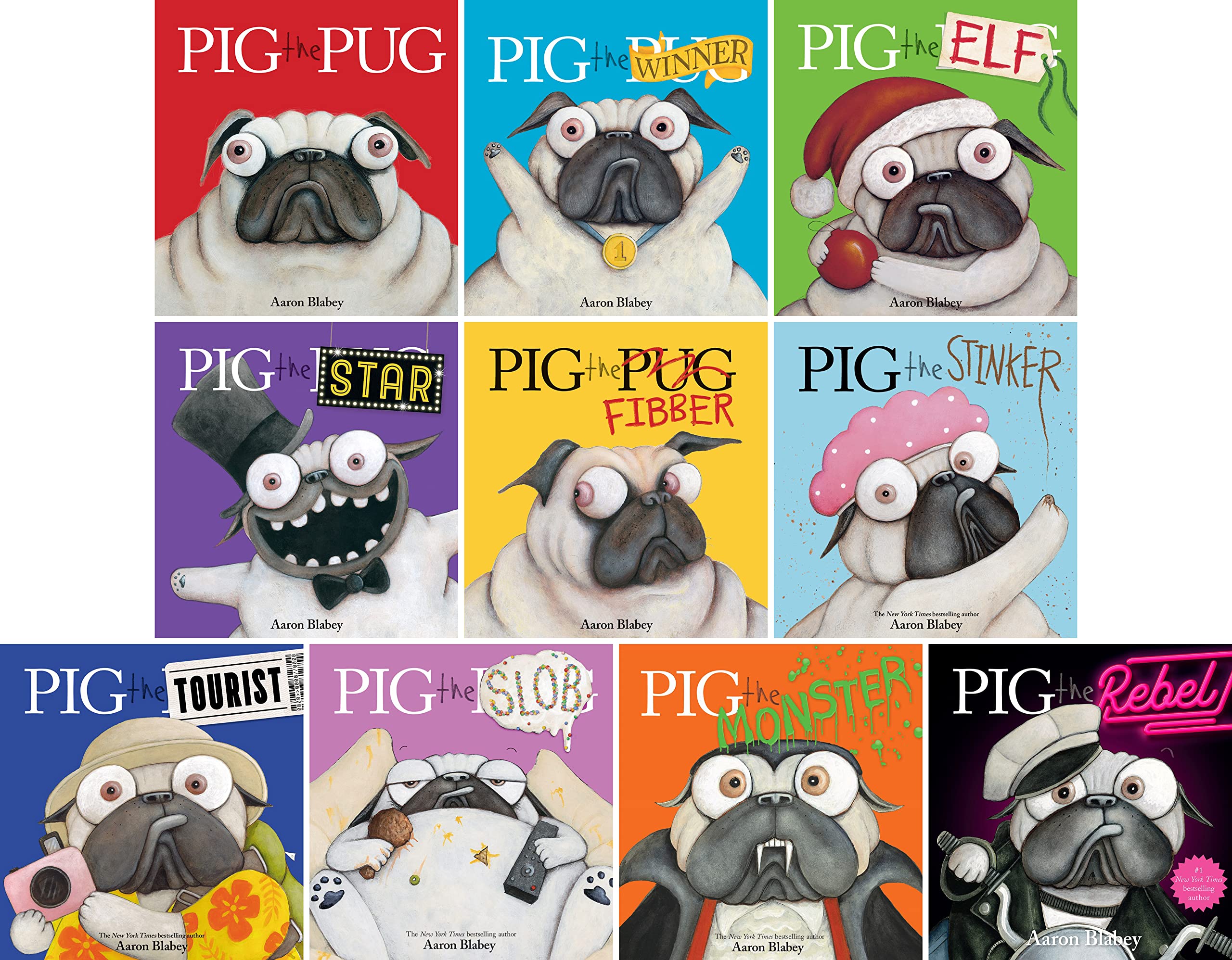Pig the Pug Complete Series Set (10 Books) Books