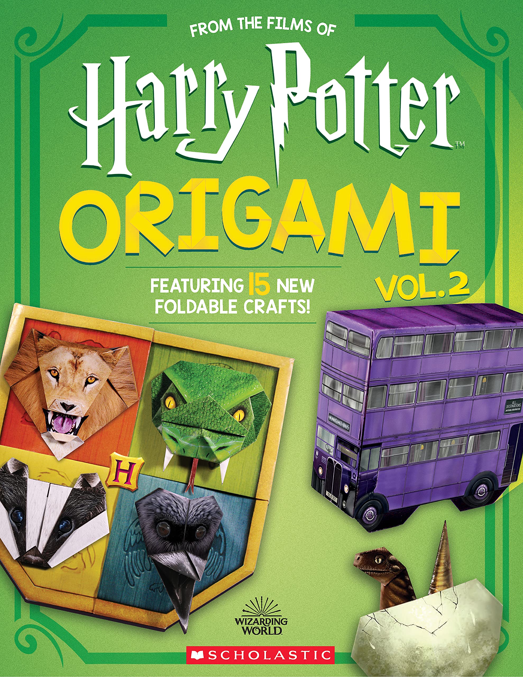 Origami Volume 2: 15 Foldable Crafts Straight from the Wizarding World! (Harry Potter) Arts & Music