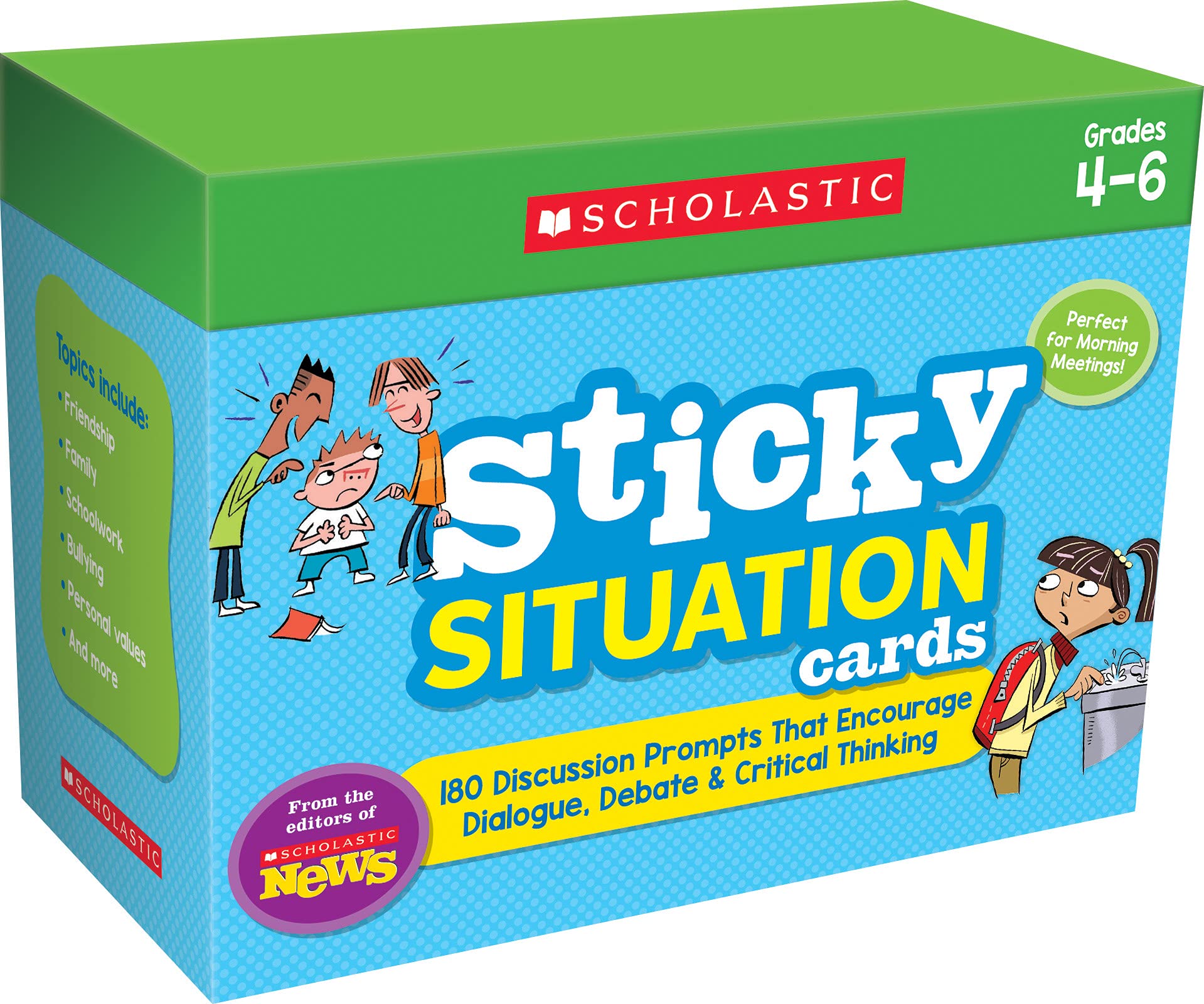 Sticky Situation Cards Grades 4-6: 180 Discussion Prompts That Encourage Dialogue, Debate & Critical Thinking Education & Training
