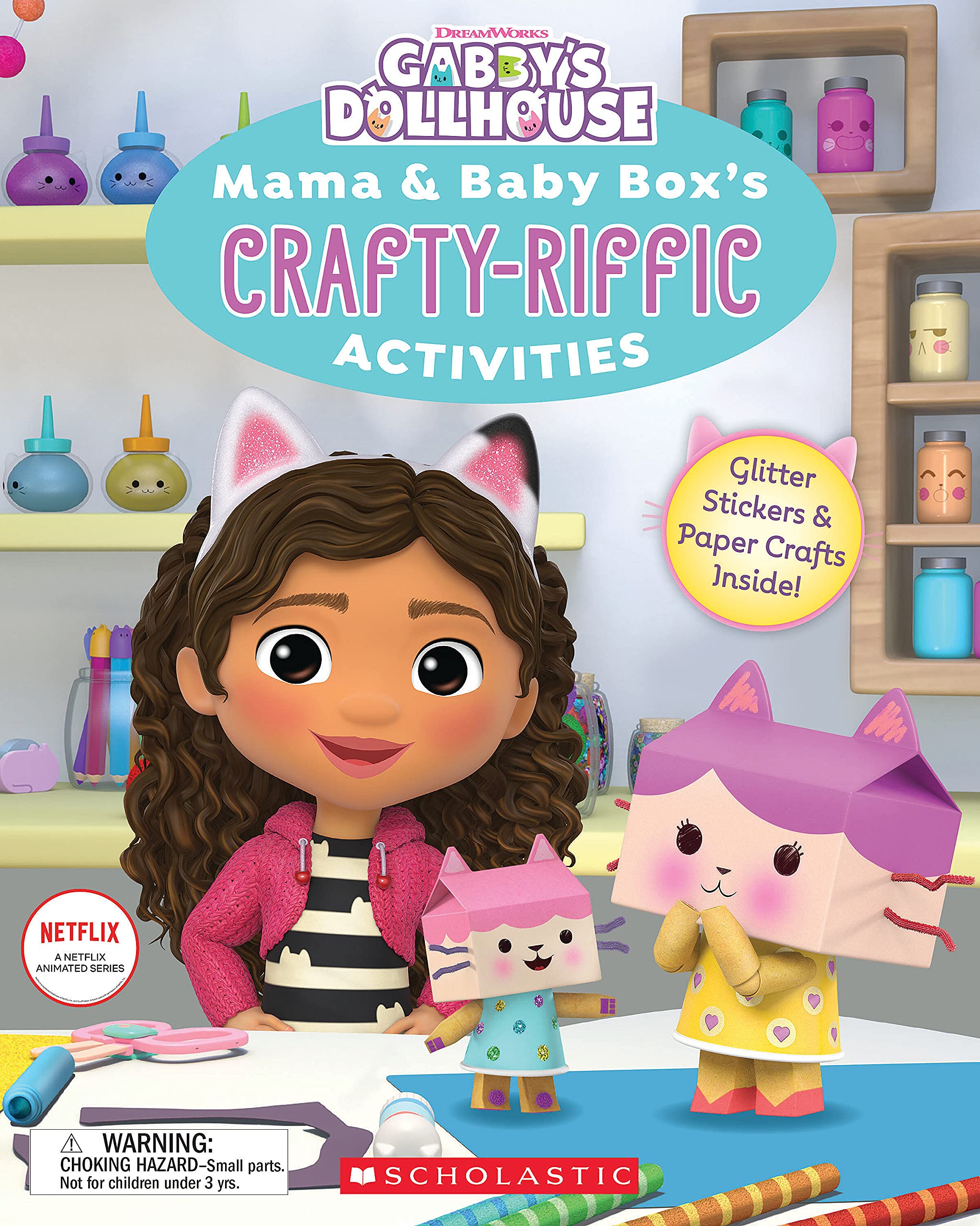 Crafty-Riffic Activities: Includes Glitter Stickers & Paper Crafts (Gabby's Dollhouse) Novels & Short Stories