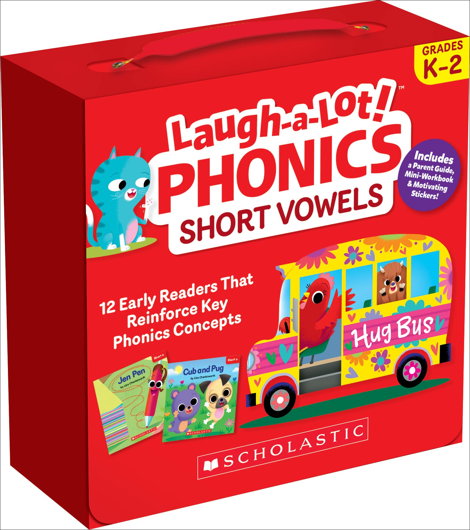 Short Vowels Single-Copy Set: 12 Engaging Books That Teach Key Decoding Skills to Help New Readers Soar (Laugh-a-lot Phonics) Self-help