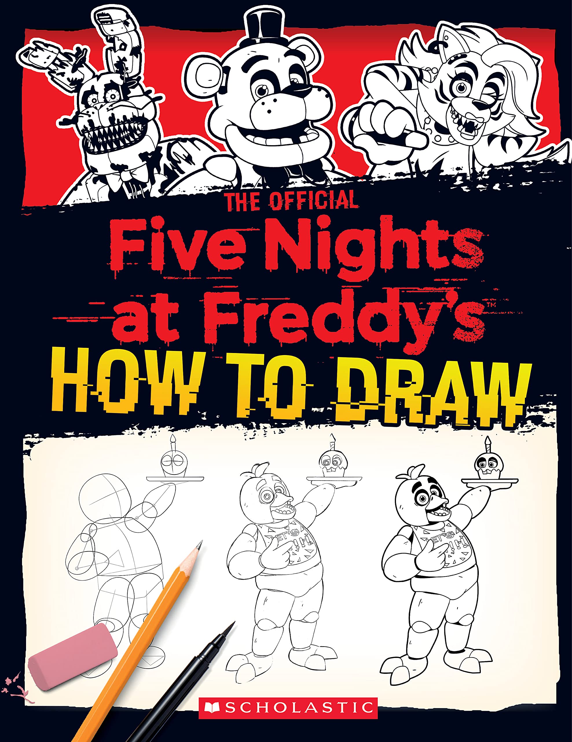 How to Draw Five Nights at Freddy's: An Afk Book Horror & Mystery