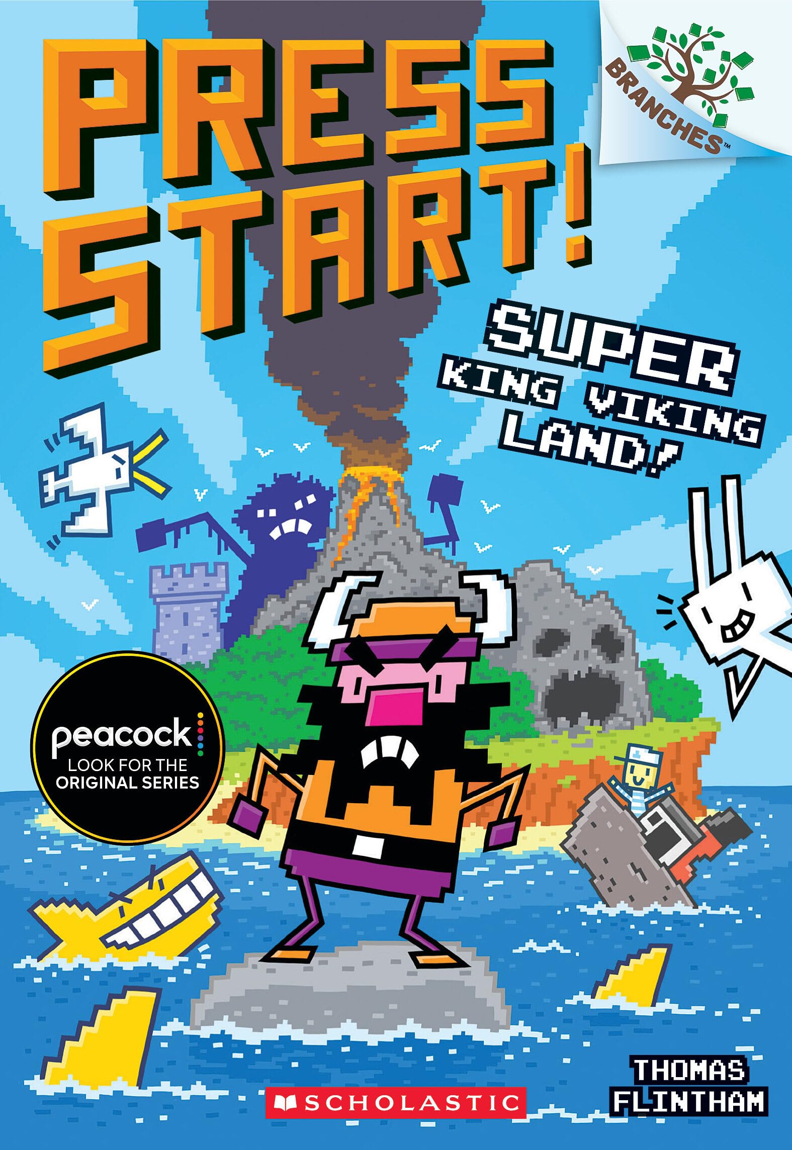 Super King Viking Land!: Super King Viking Land!: a Branches Book (Press Start! Scholastic Branches, 13) Novels & Short Stories