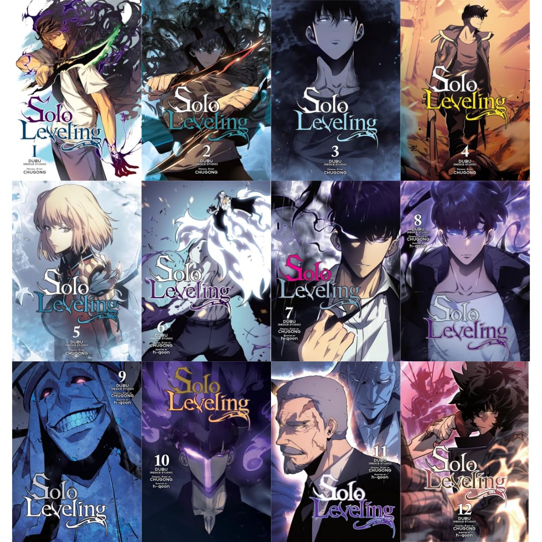 Solo Leveling Volumes 1-12 | Complete Manga Series Set by Chugong | 12 Book Collection book