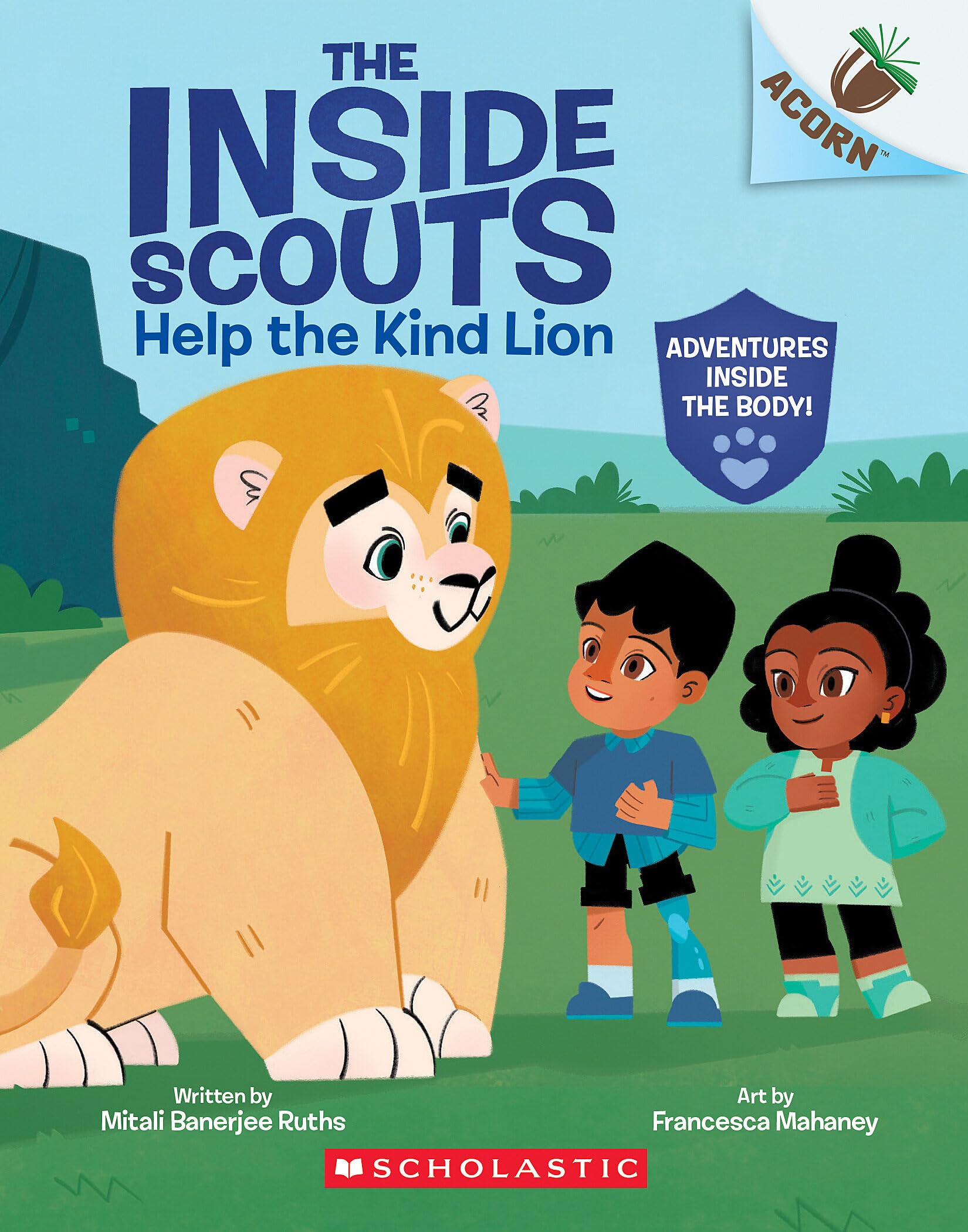 The Inside Scouts: Help the Kind Lion (Scholastic Acorn: Inside Scouts, 1) Manga