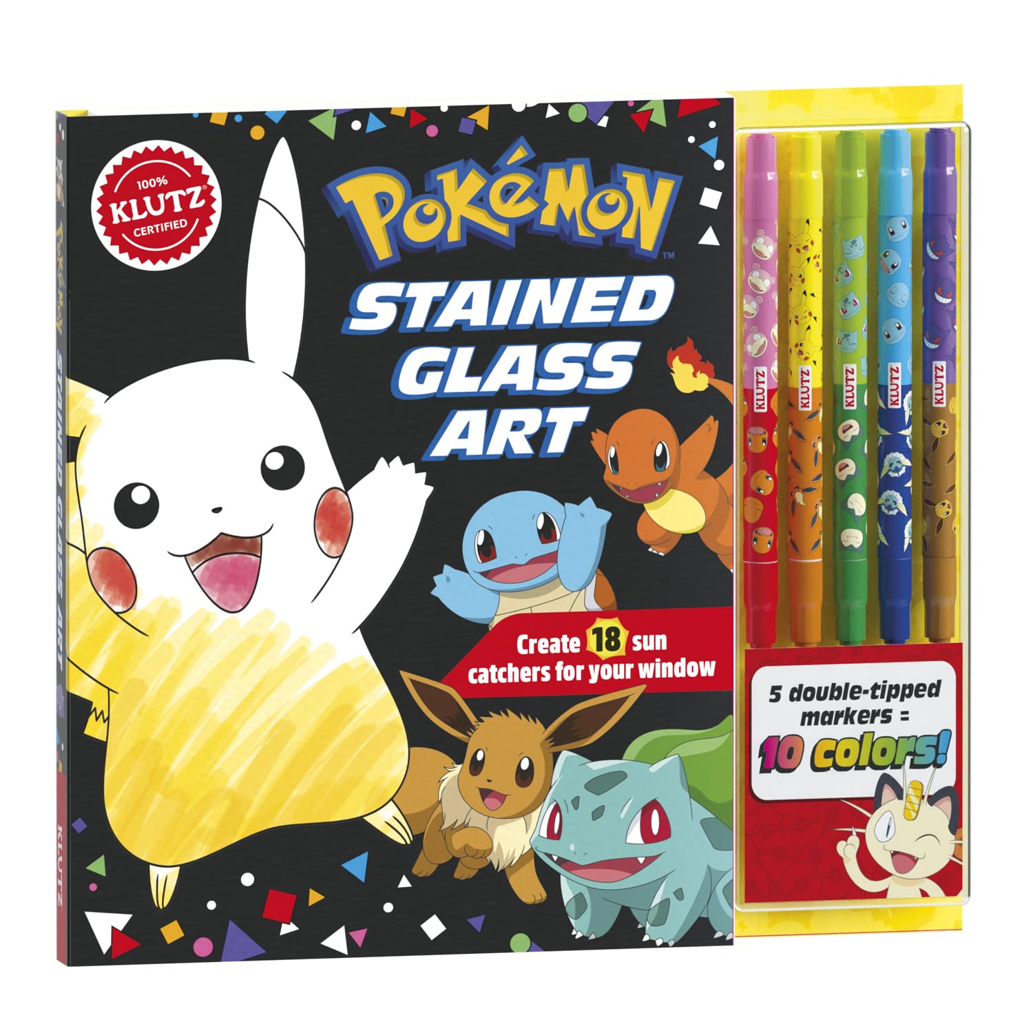 Pokemon Stained Glass (Klutz) Film, Art & Culture