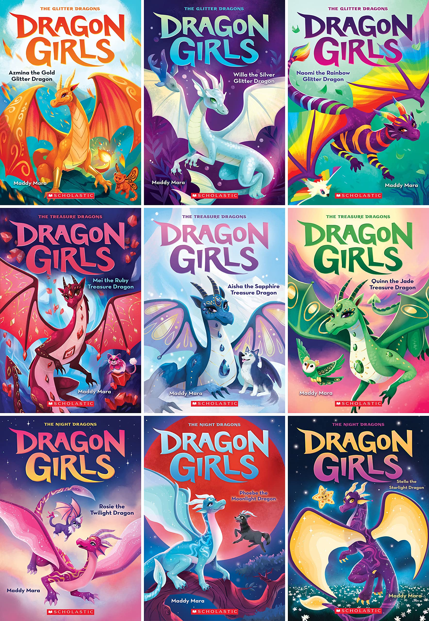 Dragon Girls Series Complete 9 Books Set (Book #1 - #9) Books
