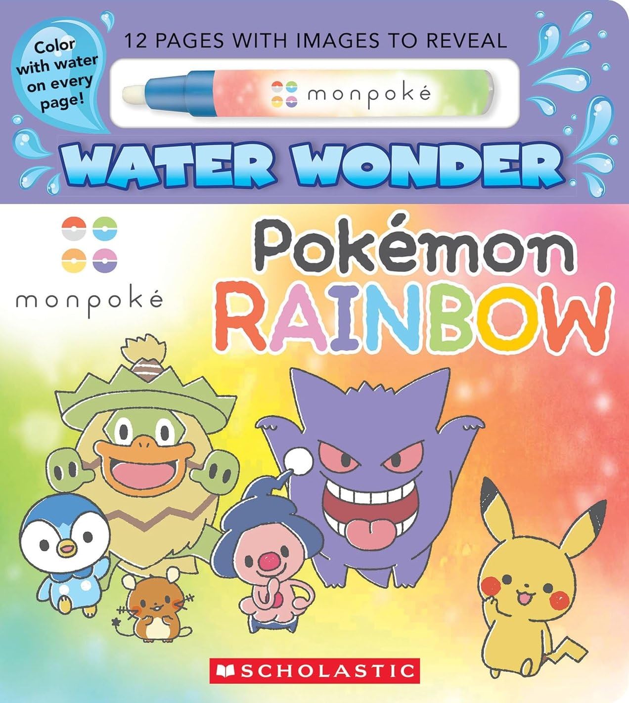 Pokémon Rainbow! Monpoké Water Wonder (Pokemon) Parents & Children