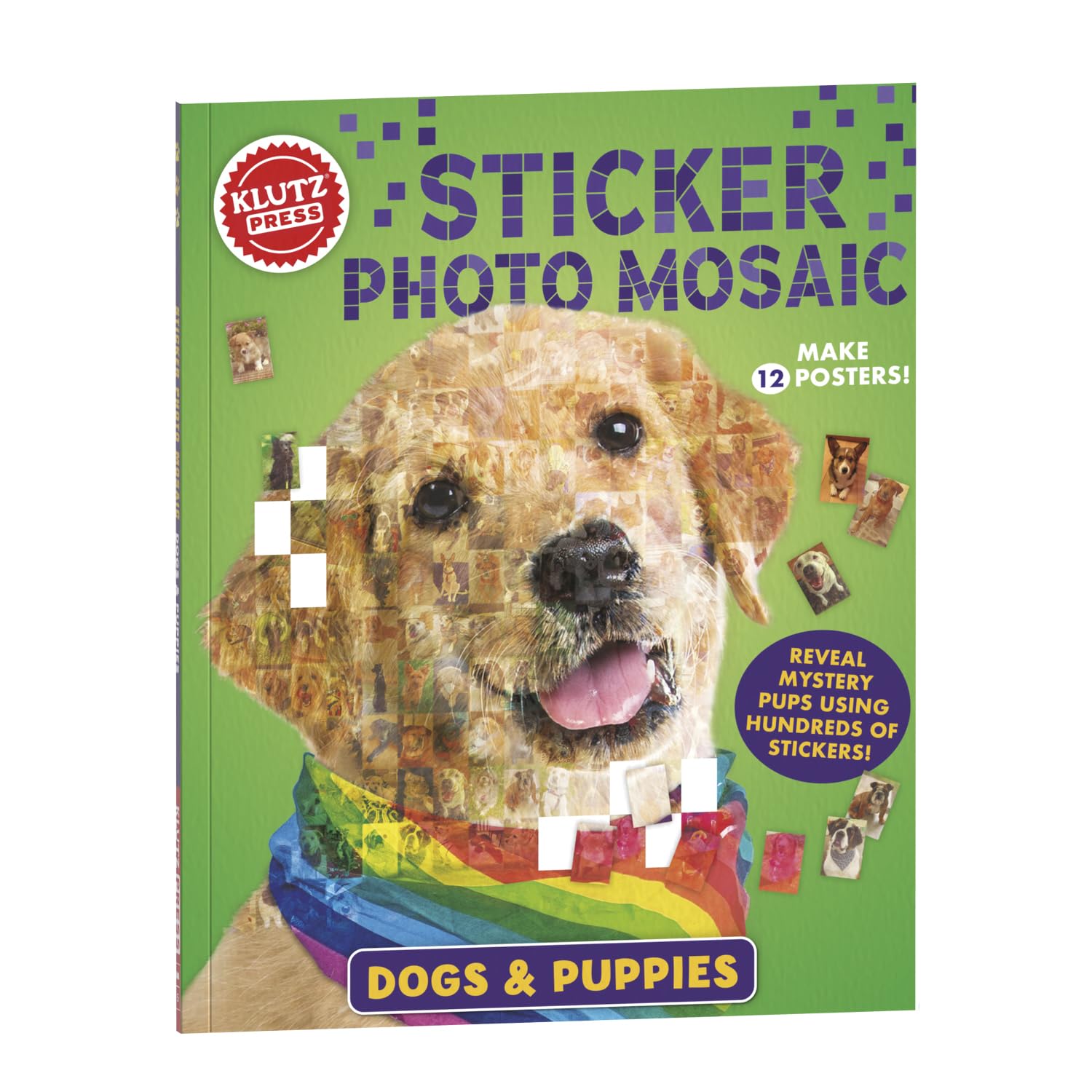 Sticker Photo Mosaic: Dogs & Puppies Non-fiction