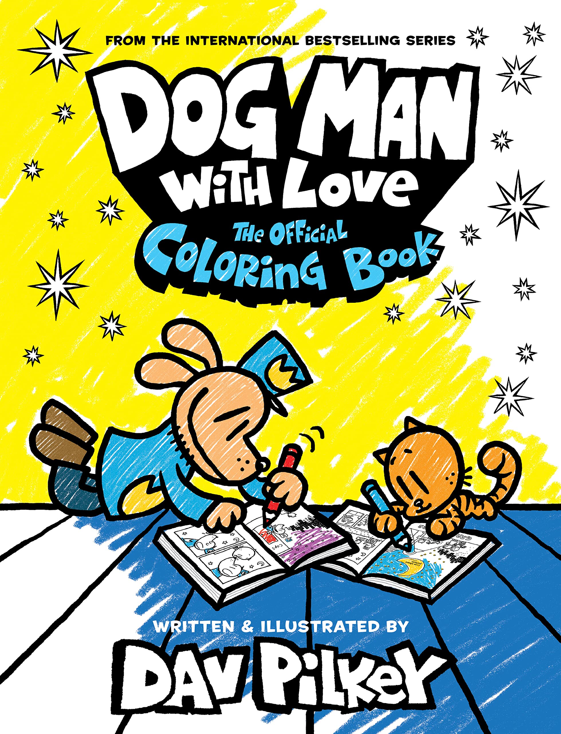 Dog Man with Love: The Official Coloring Book Manga